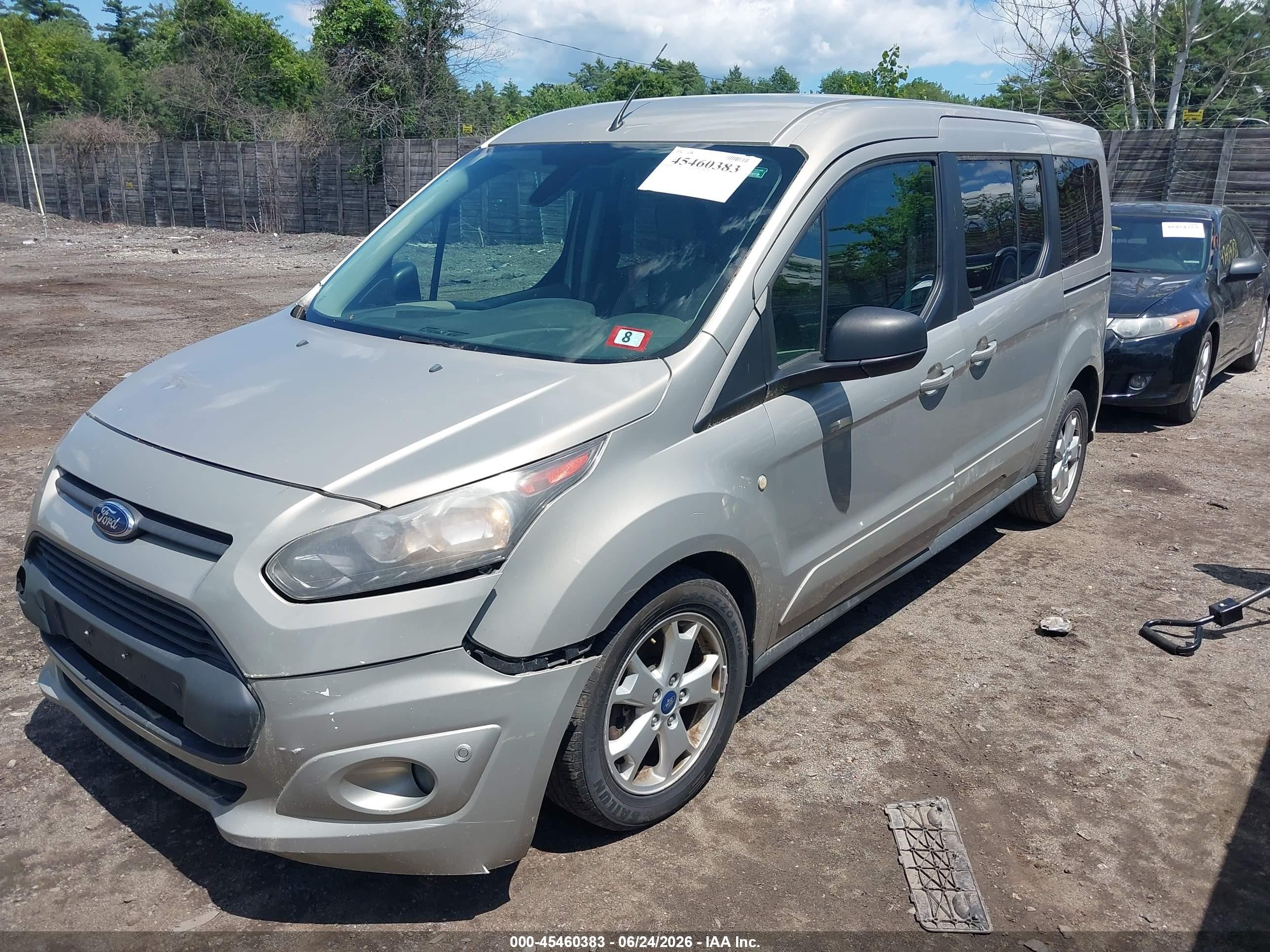 2014 Ford Transit Connect Xlt Коричневый vin: NM0GE9F74E1159921