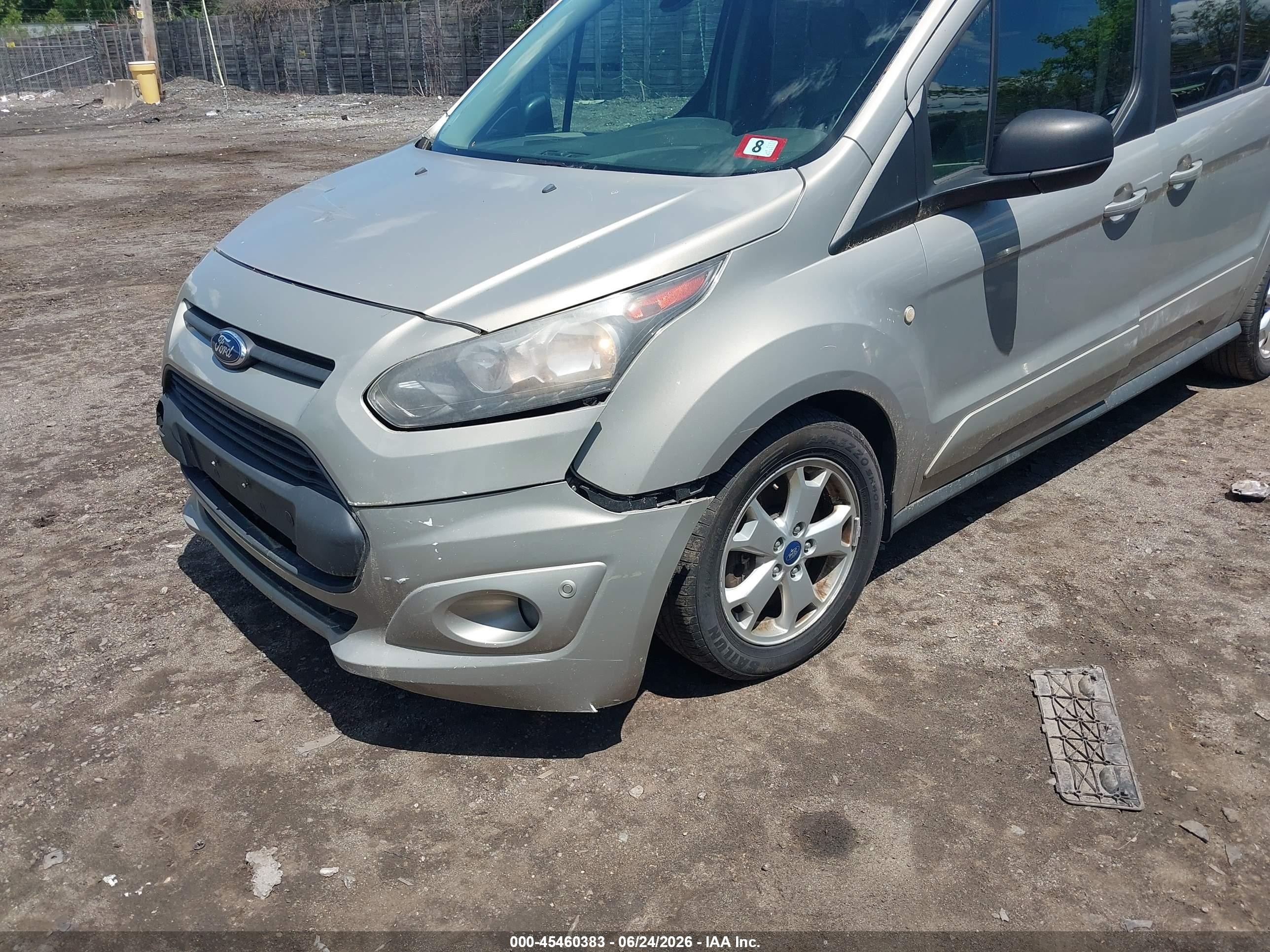2014 Ford Transit Connect Xlt Коричневый vin: NM0GE9F74E1159921