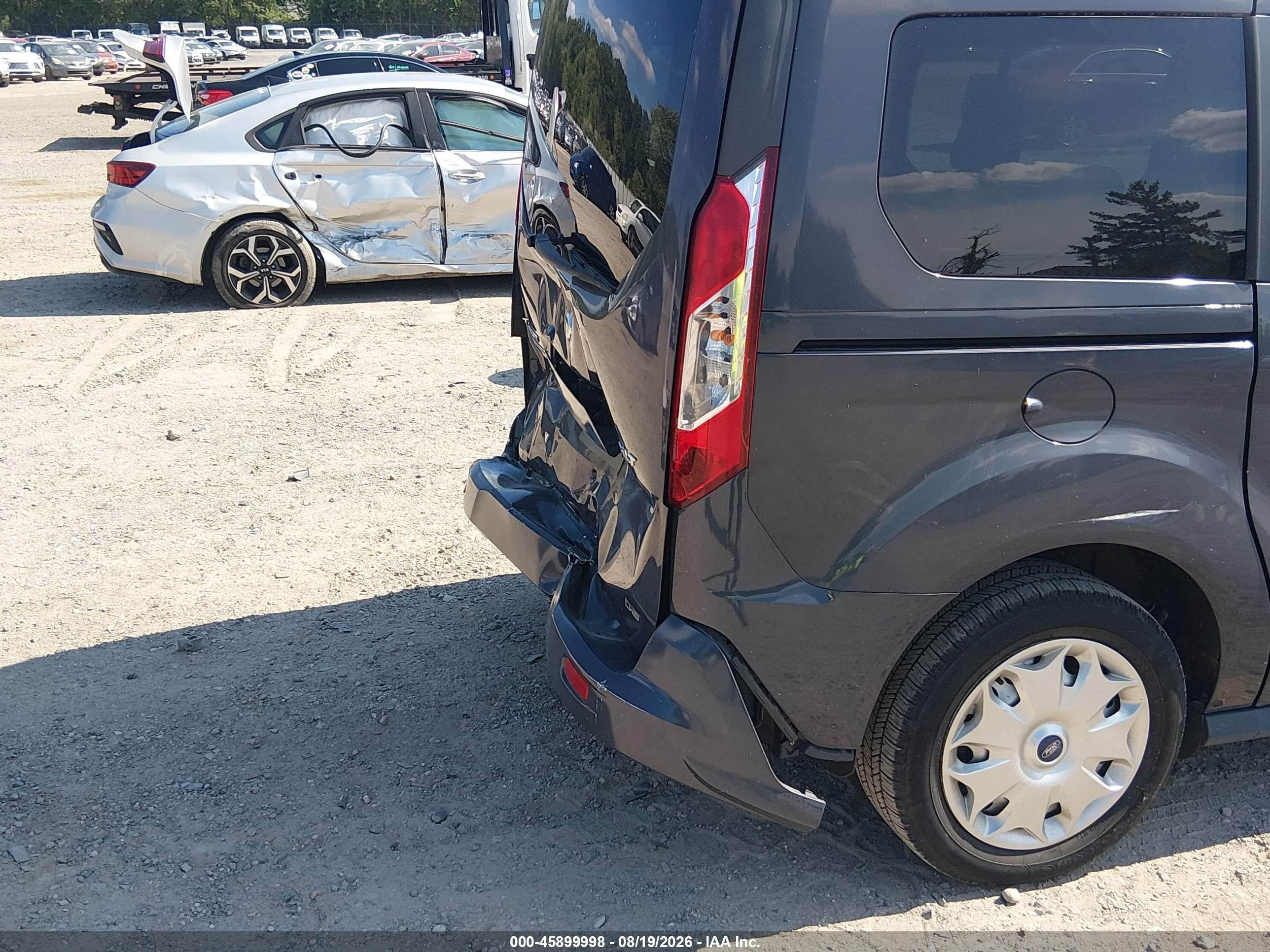 2014 Ford Transit Connect Xlt Gray vin: NM0GE9F74E1163712