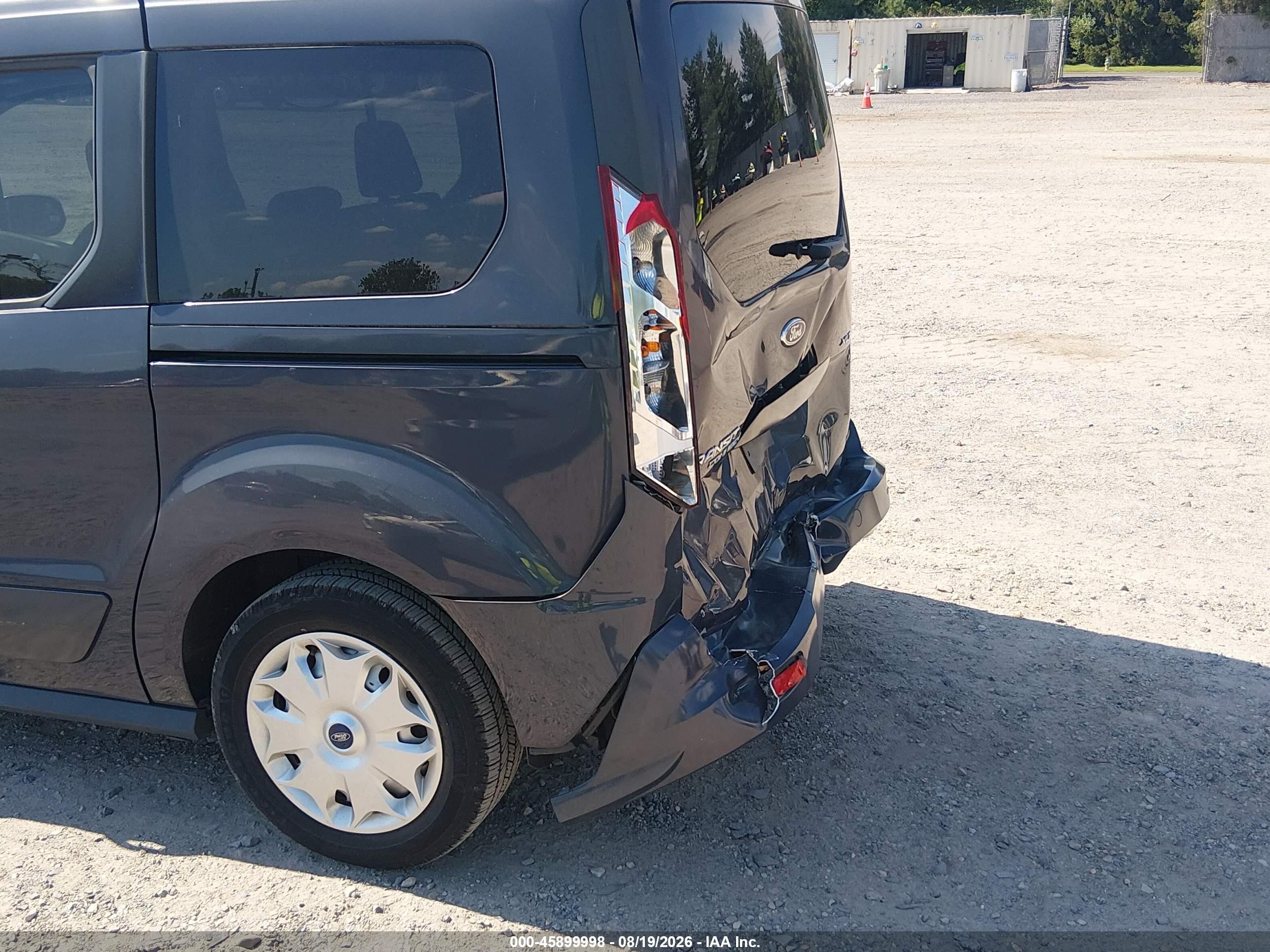 2014 Ford Transit Connect Xlt Gray vin: NM0GE9F74E1163712