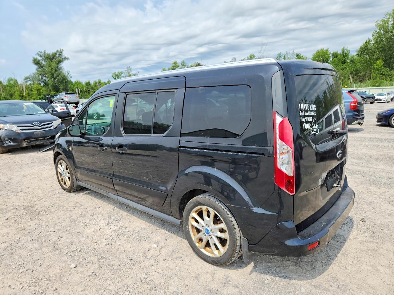 2015 Ford Transit Connect Xlt Black vin: NM0GE9F74F1181497