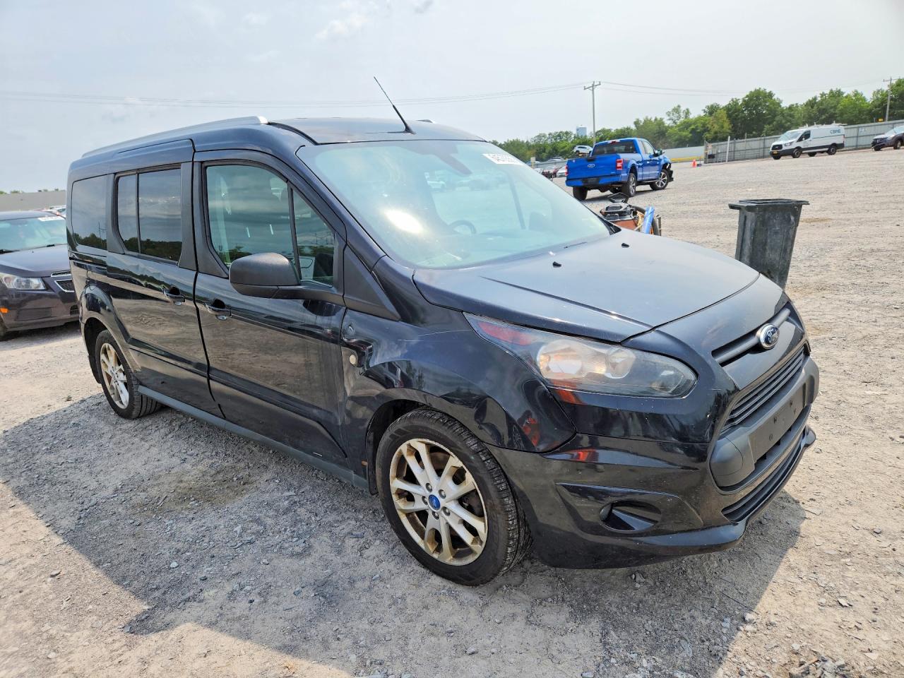 2015 Ford Transit Connect Xlt Black vin: NM0GE9F74F1181497
