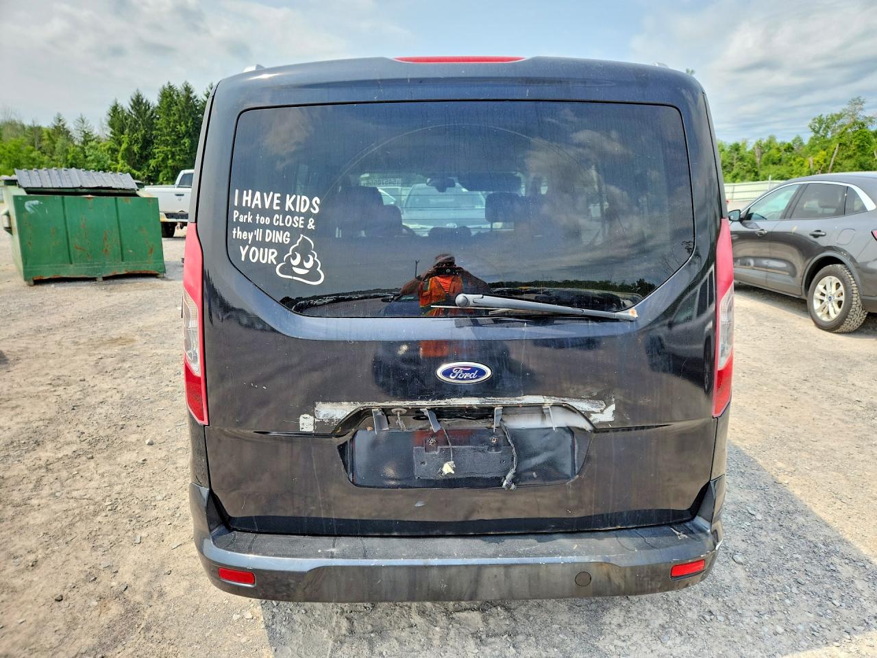 2015 Ford Transit Connect Xlt Black vin: NM0GE9F74F1181497