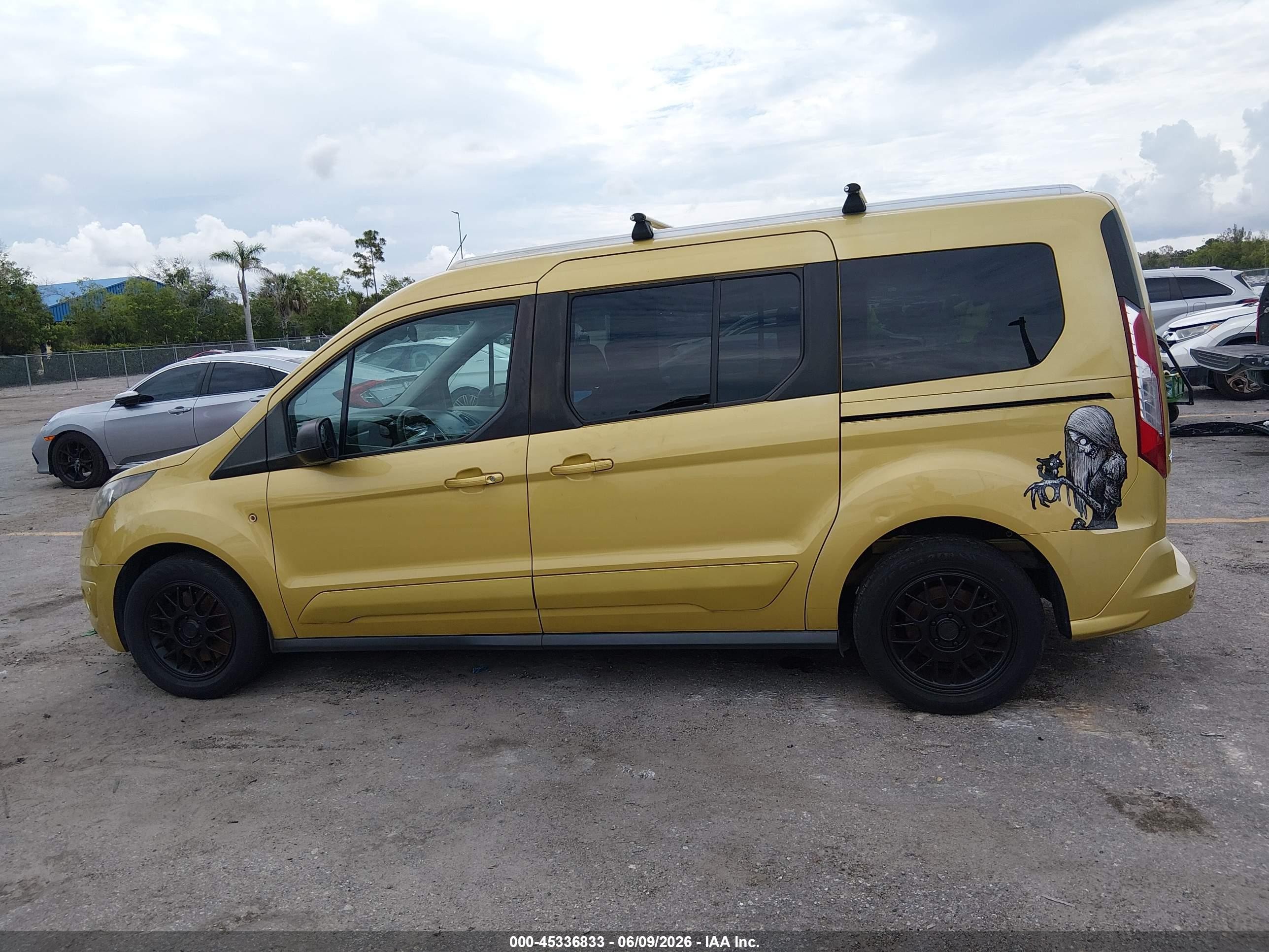 2015 Ford Transit Connect Xlt Gold vin: NM0GE9F74F1217981