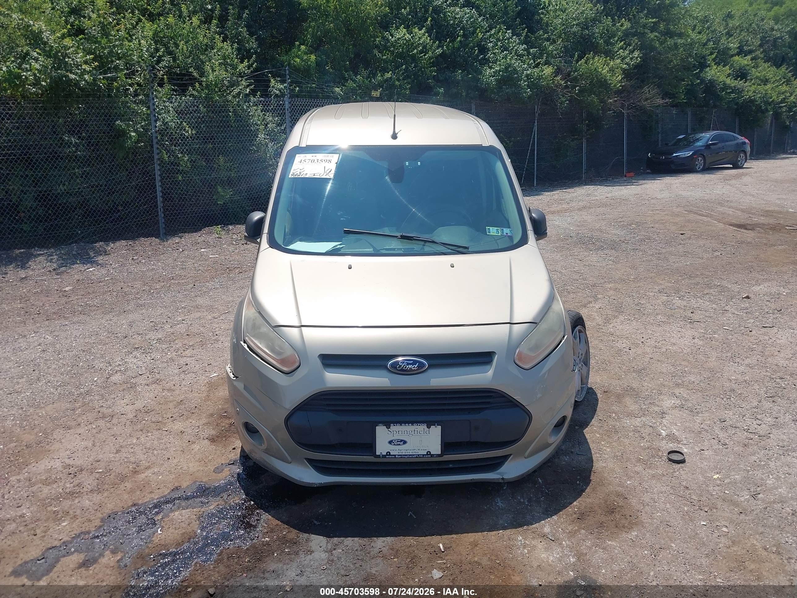 2014 Ford Transit Connect Xlt Золотой vin: NM0GE9F75E1138169