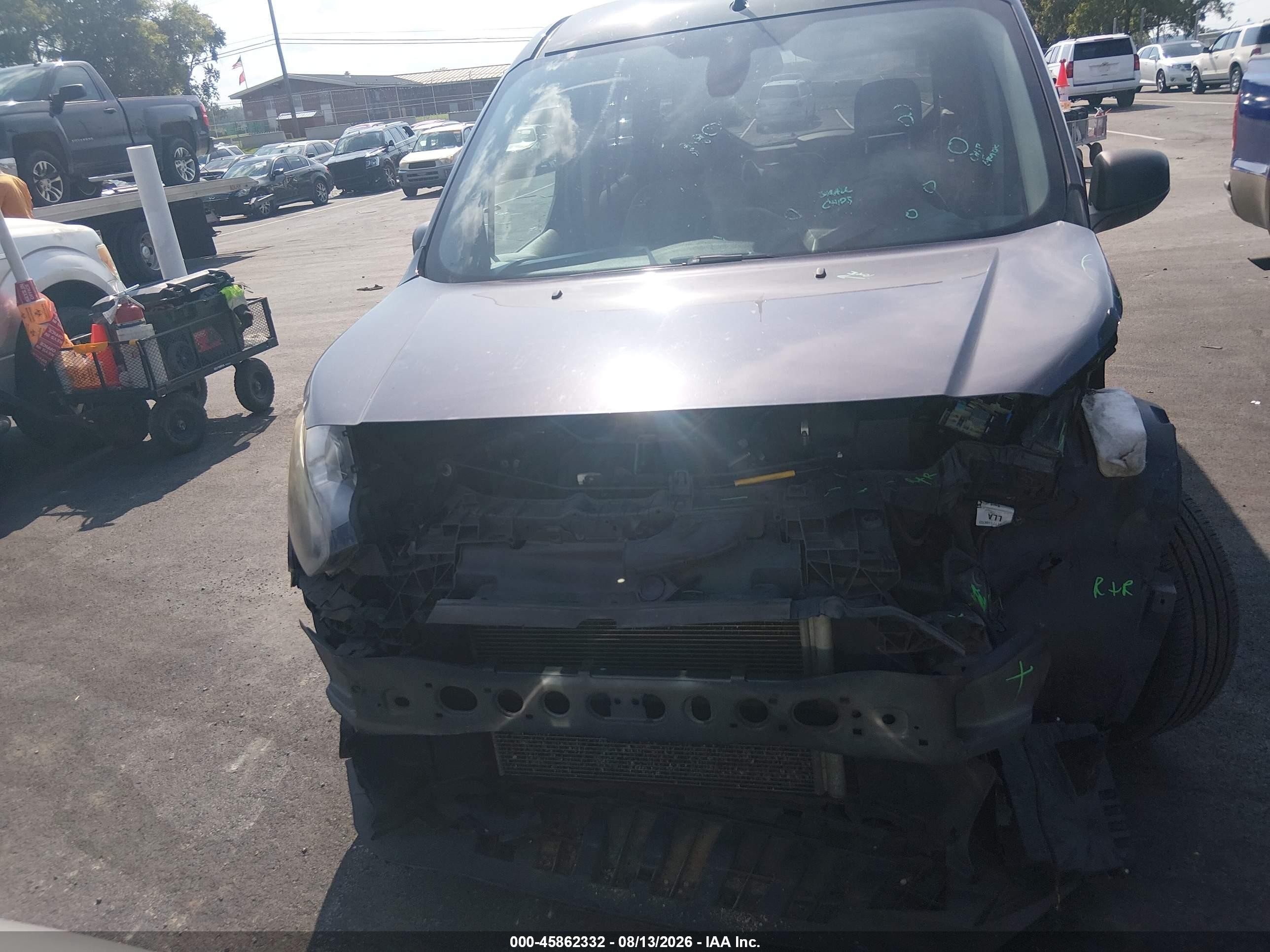 2014 Ford Transit Connect Xlt Blue vin: NM0GE9F75E1158633