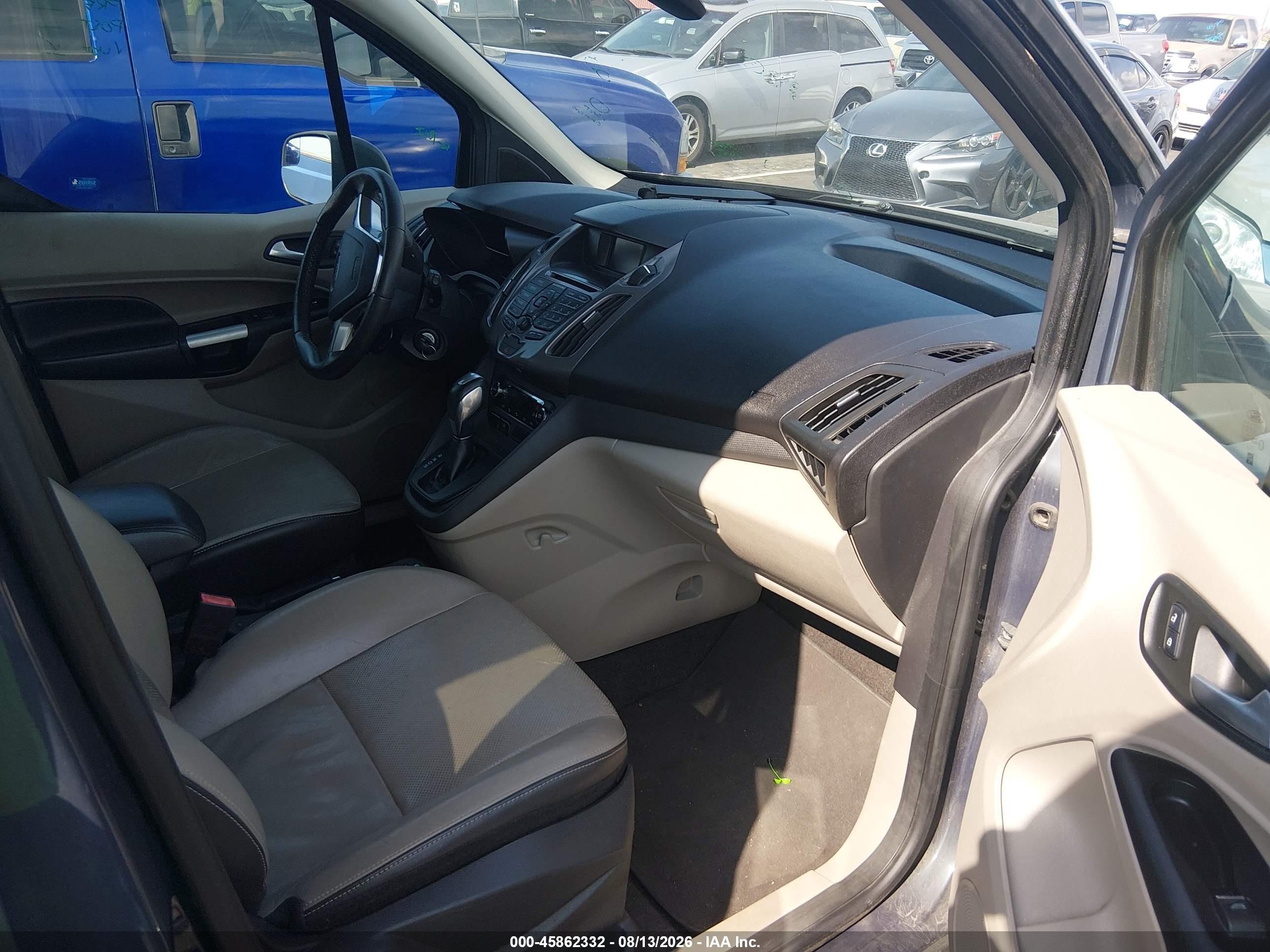 2014 Ford Transit Connect Xlt Blue vin: NM0GE9F75E1158633