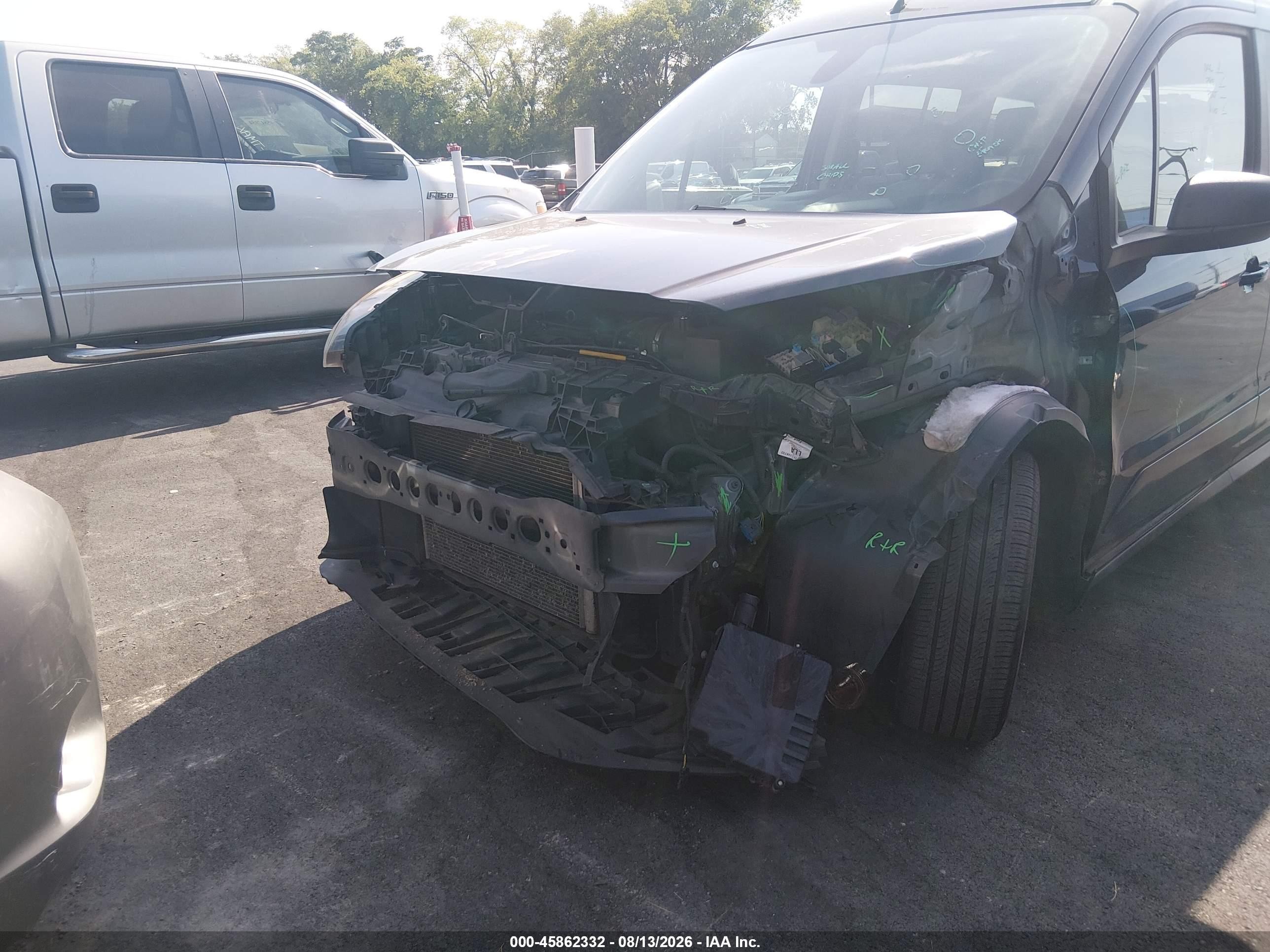 2014 Ford Transit Connect Xlt Blue vin: NM0GE9F75E1158633