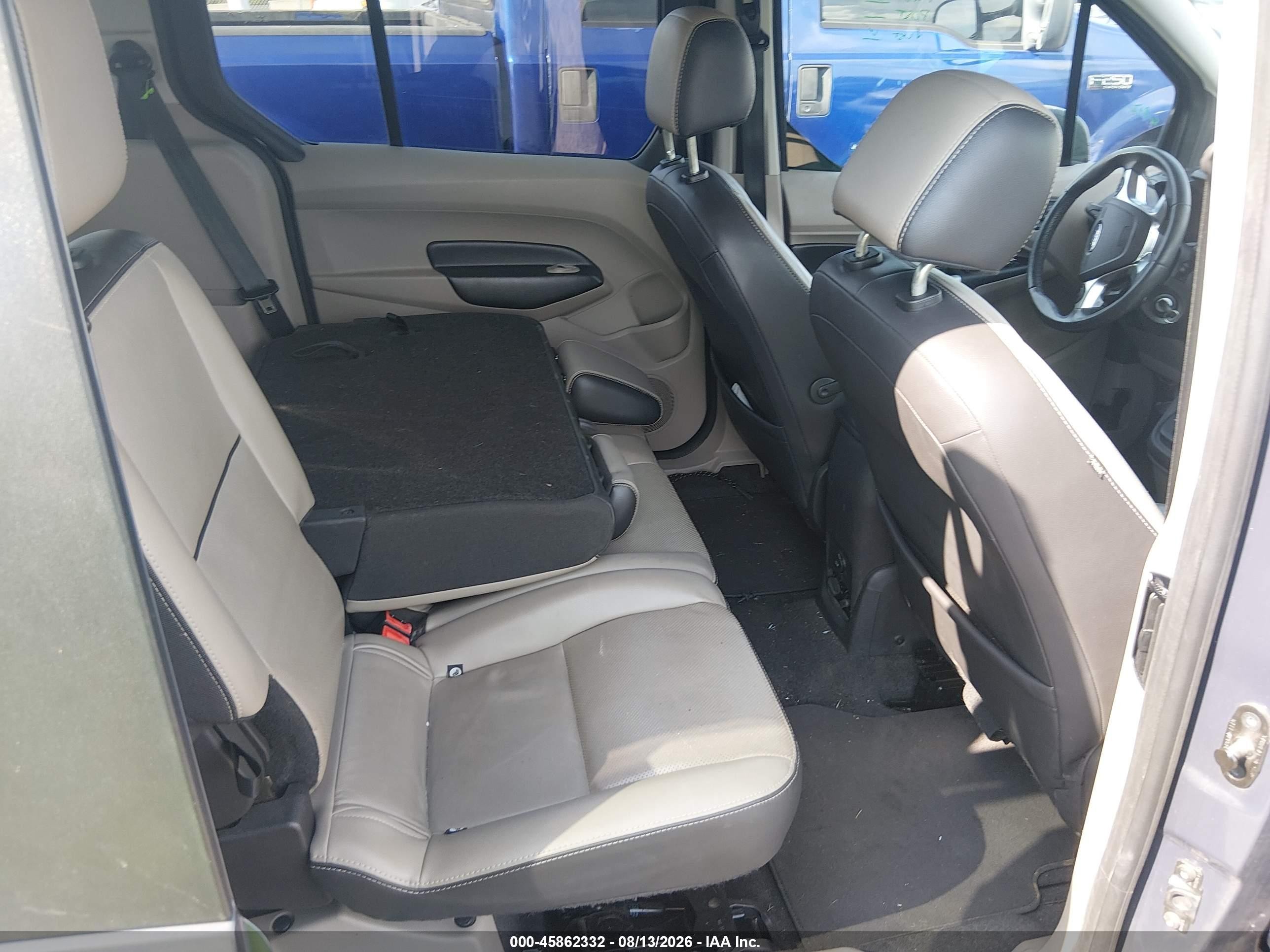 2014 Ford Transit Connect Xlt Blue vin: NM0GE9F75E1158633