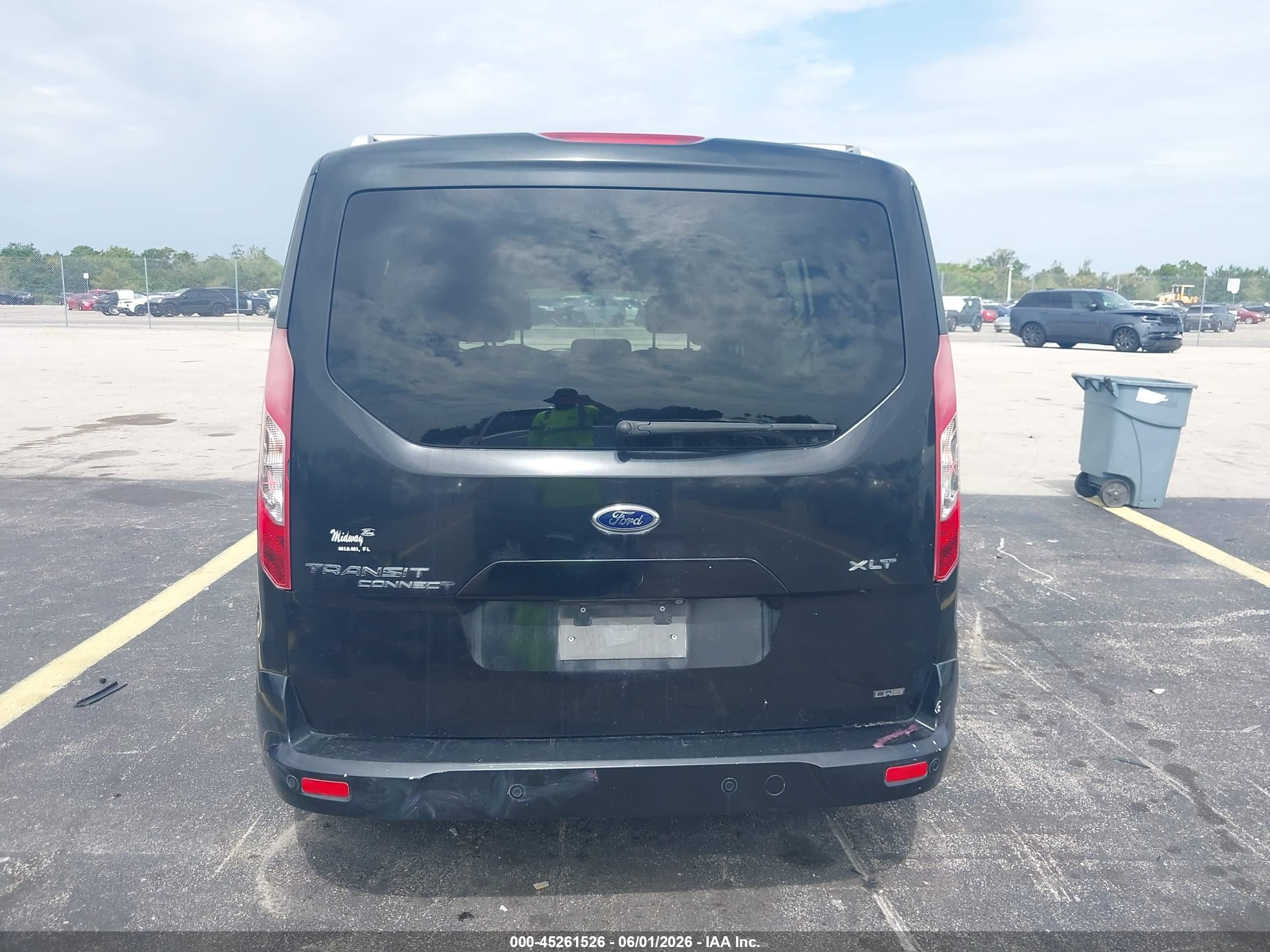 2015 Ford Transit Connect Xlt Black vin: NM0GE9F75F1182156