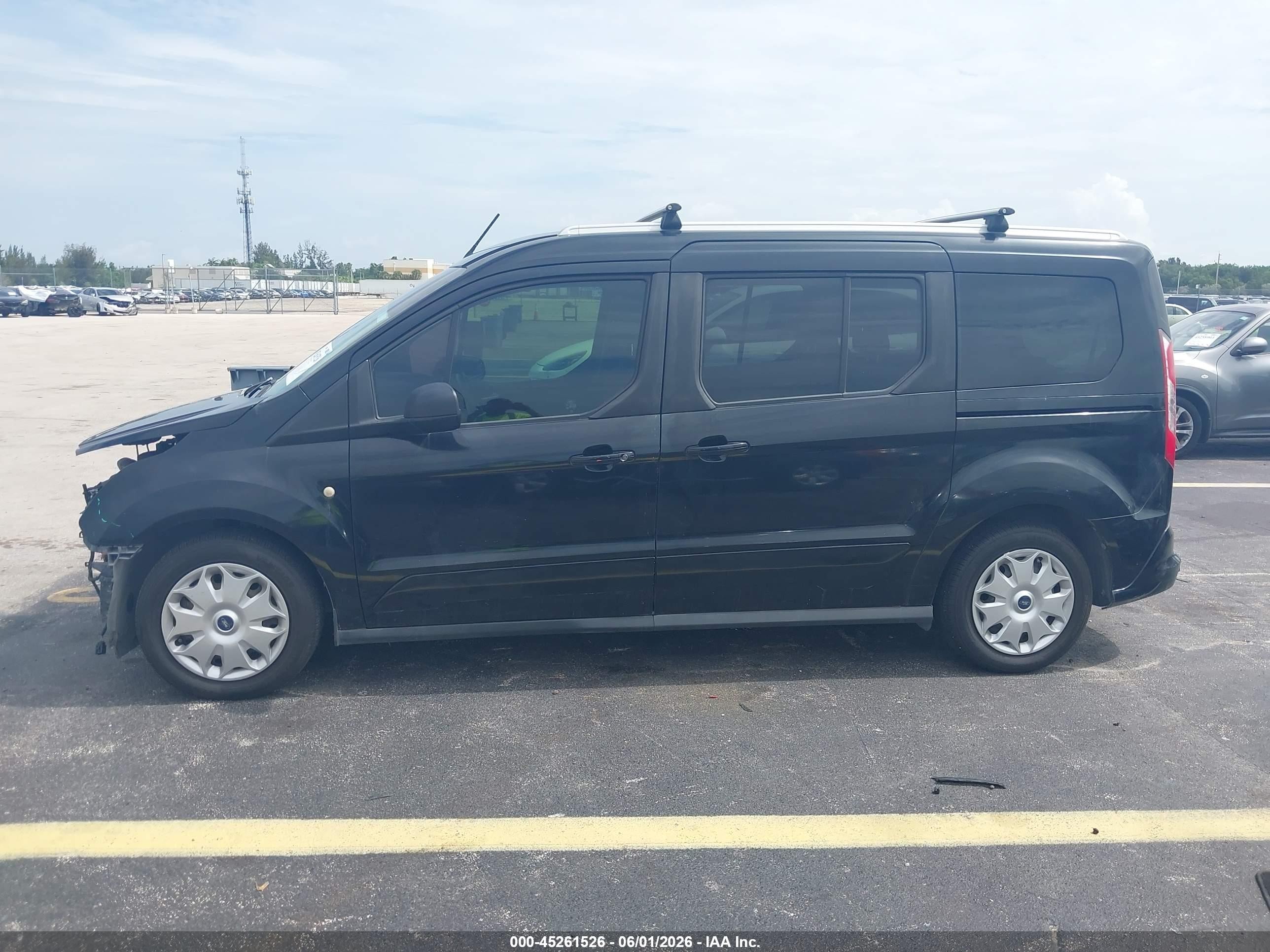 2015 Ford Transit Connect Xlt Black vin: NM0GE9F75F1182156