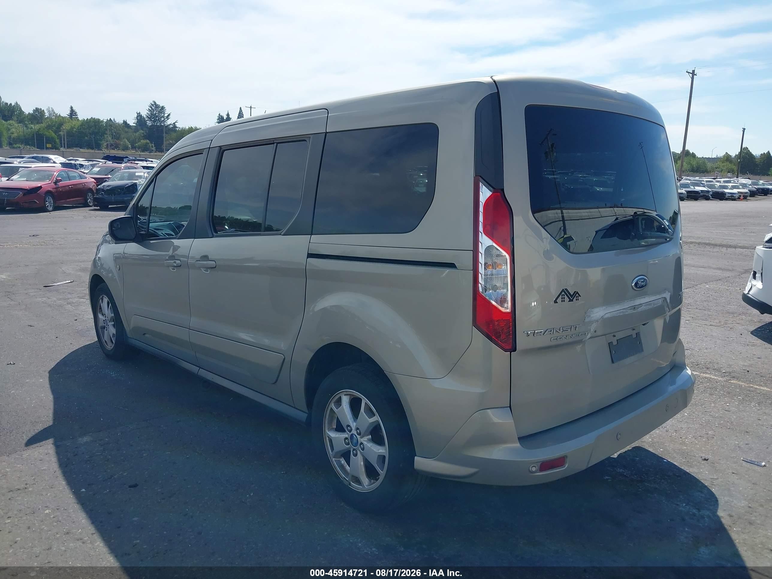2015 Ford Transit Connect Xlt Gold vin: NM0GE9F75F1197966