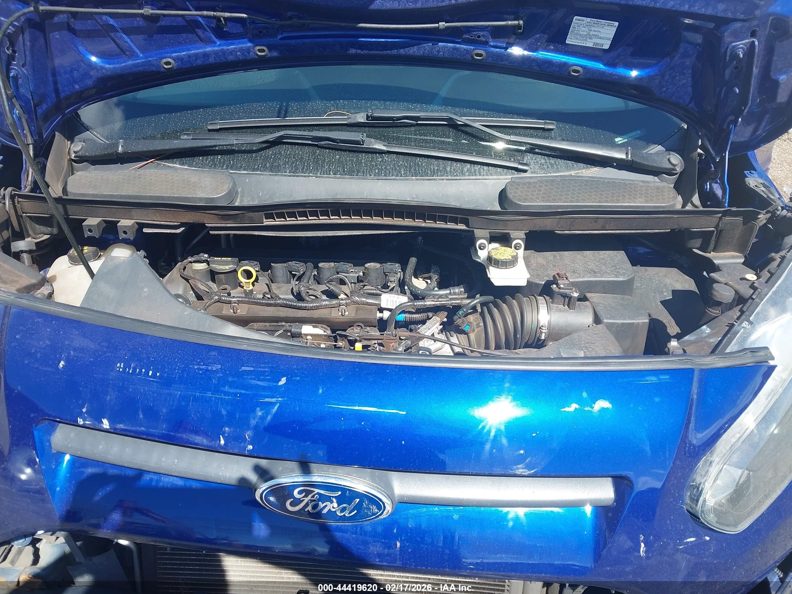 2015 Ford Transit Connect Xlt Blue vin: NM0GE9F76F1197846