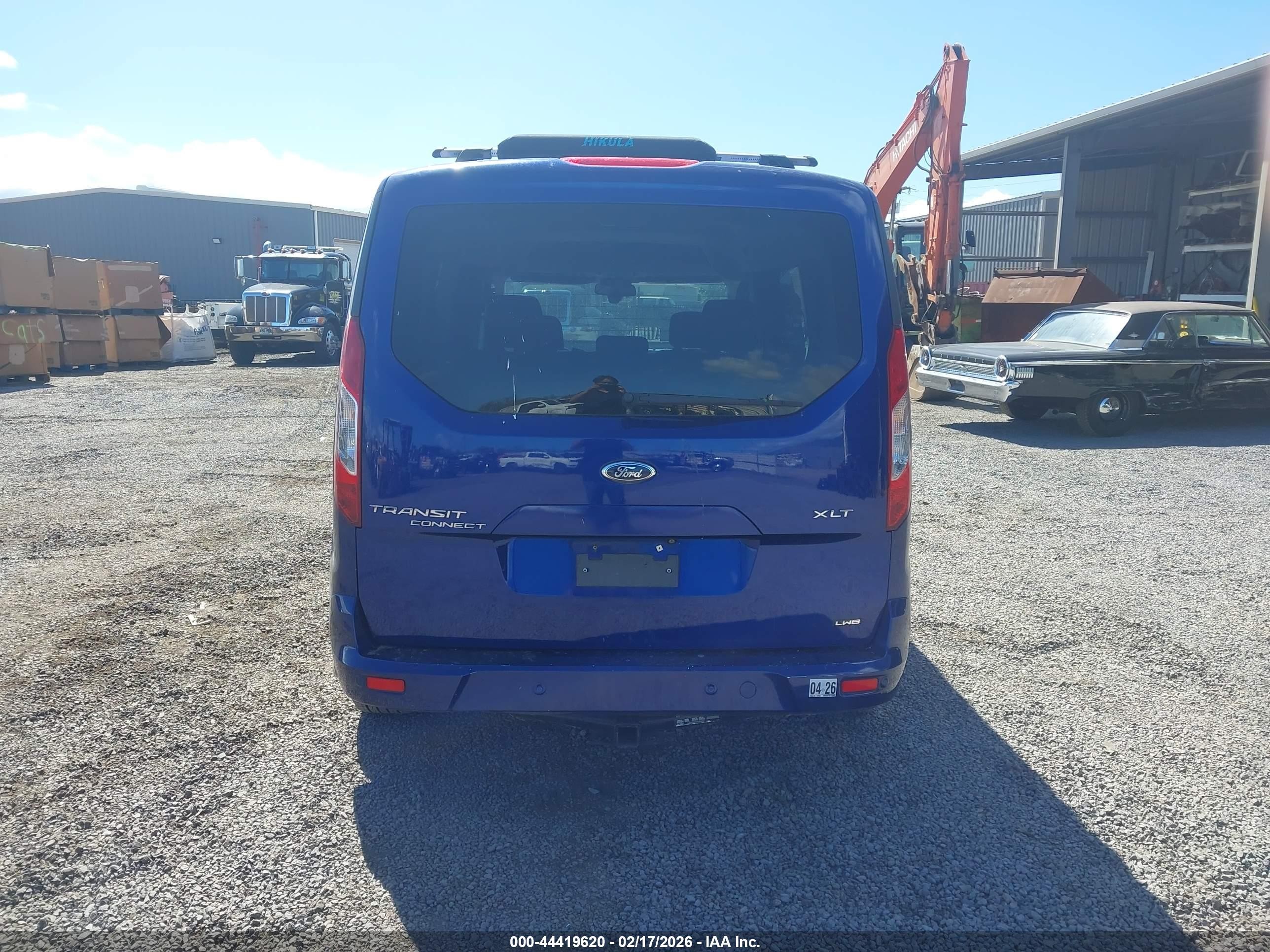 2015 Ford Transit Connect Xlt Blue vin: NM0GE9F76F1197846