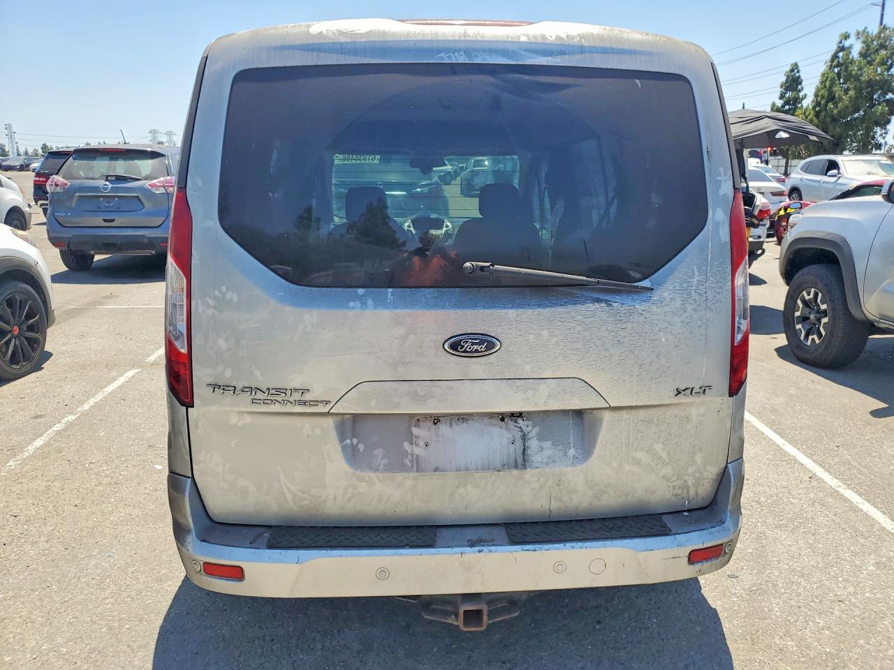 2015 Ford Transit Connect Xlt Gray vin: NM0GE9F76F1199256