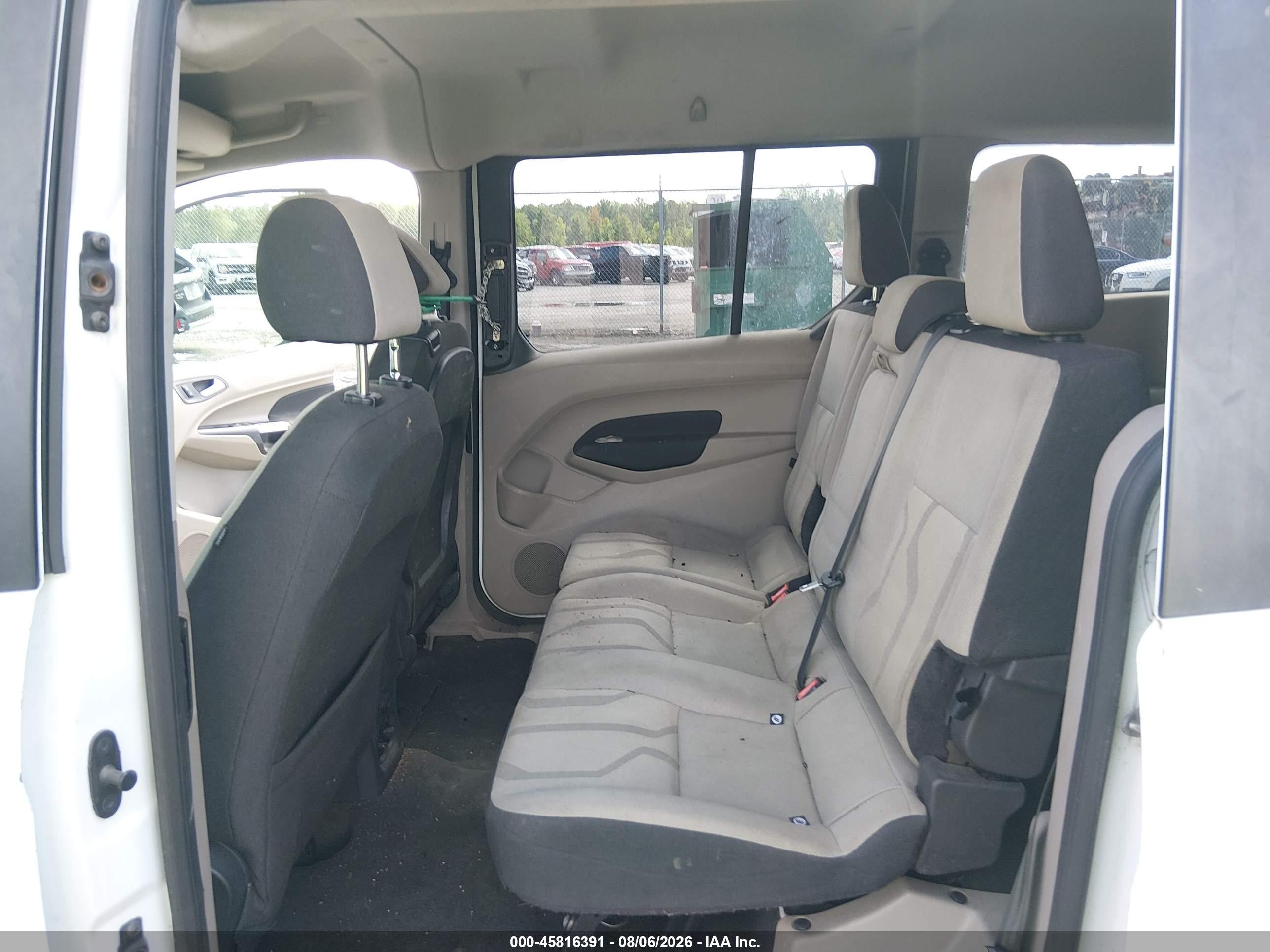 2015 Ford Transit Connect Xlt White vin: NM0GE9F76F1201670