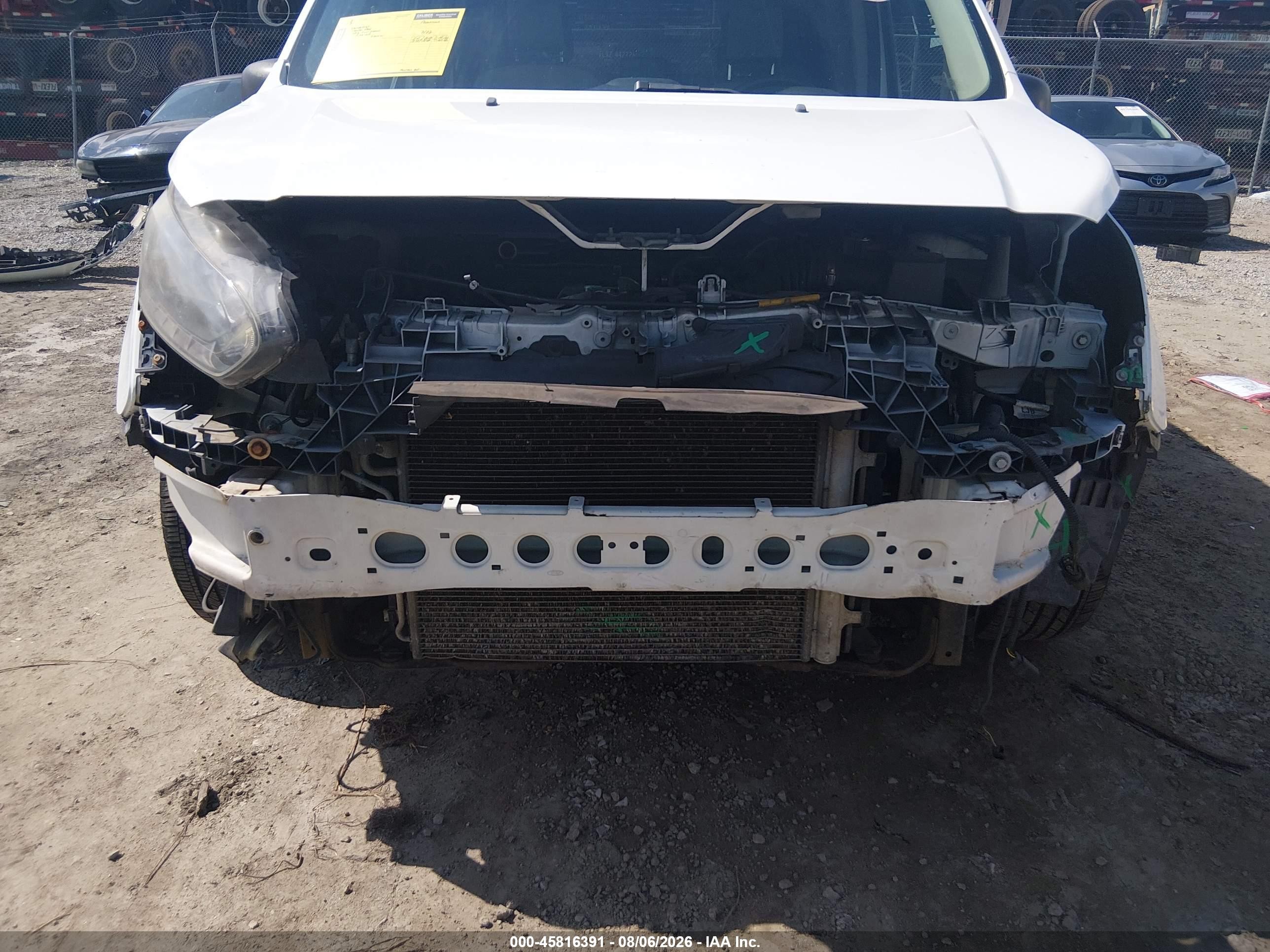 2015 Ford Transit Connect Xlt White vin: NM0GE9F76F1201670