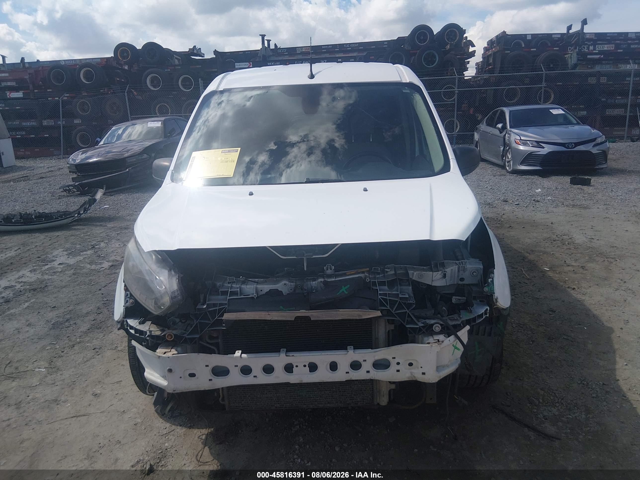 2015 Ford Transit Connect Xlt White vin: NM0GE9F76F1201670