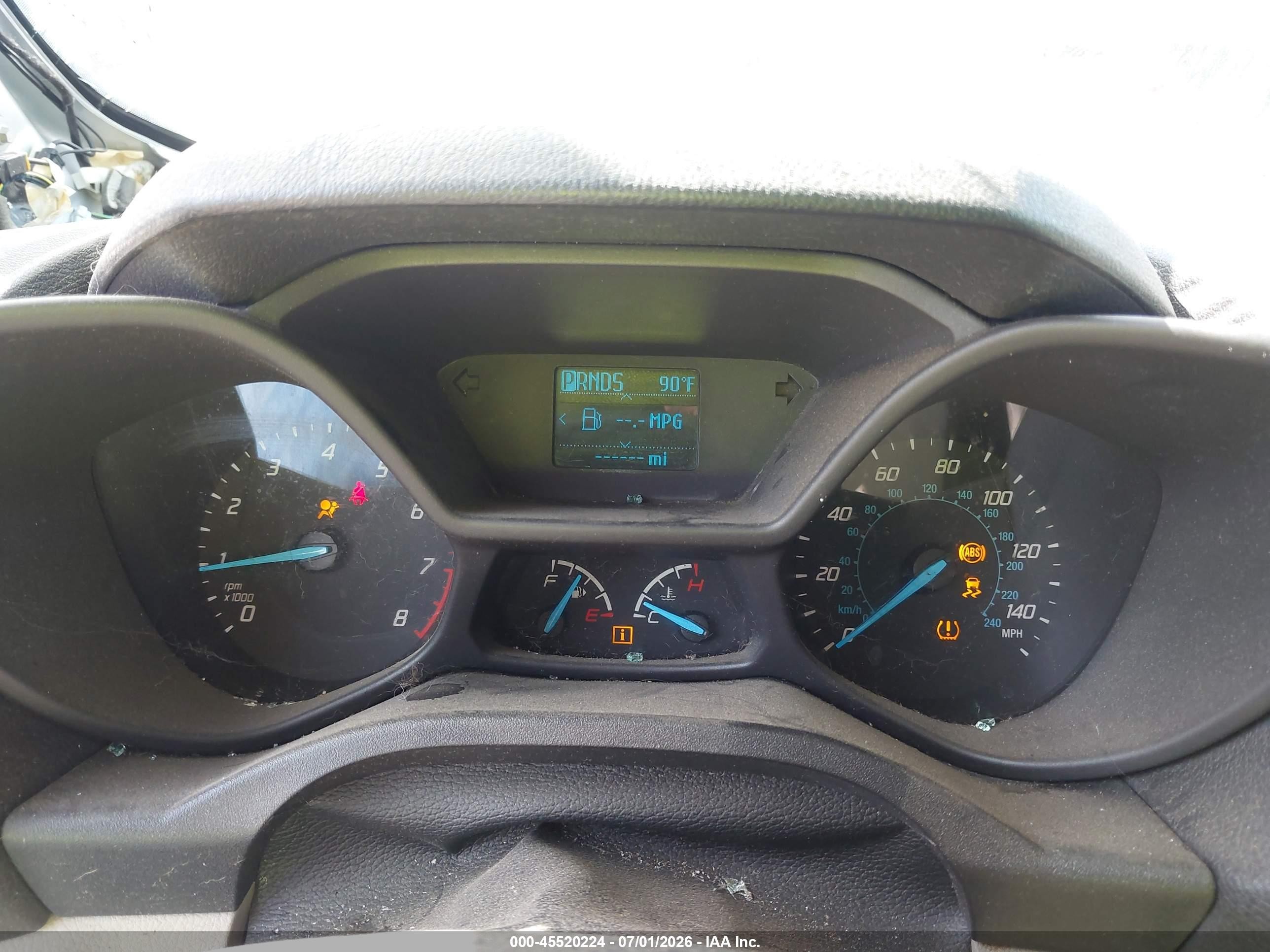 2014 Ford Transit Connect Xlt Silver vin: NM0GE9F77E1139680