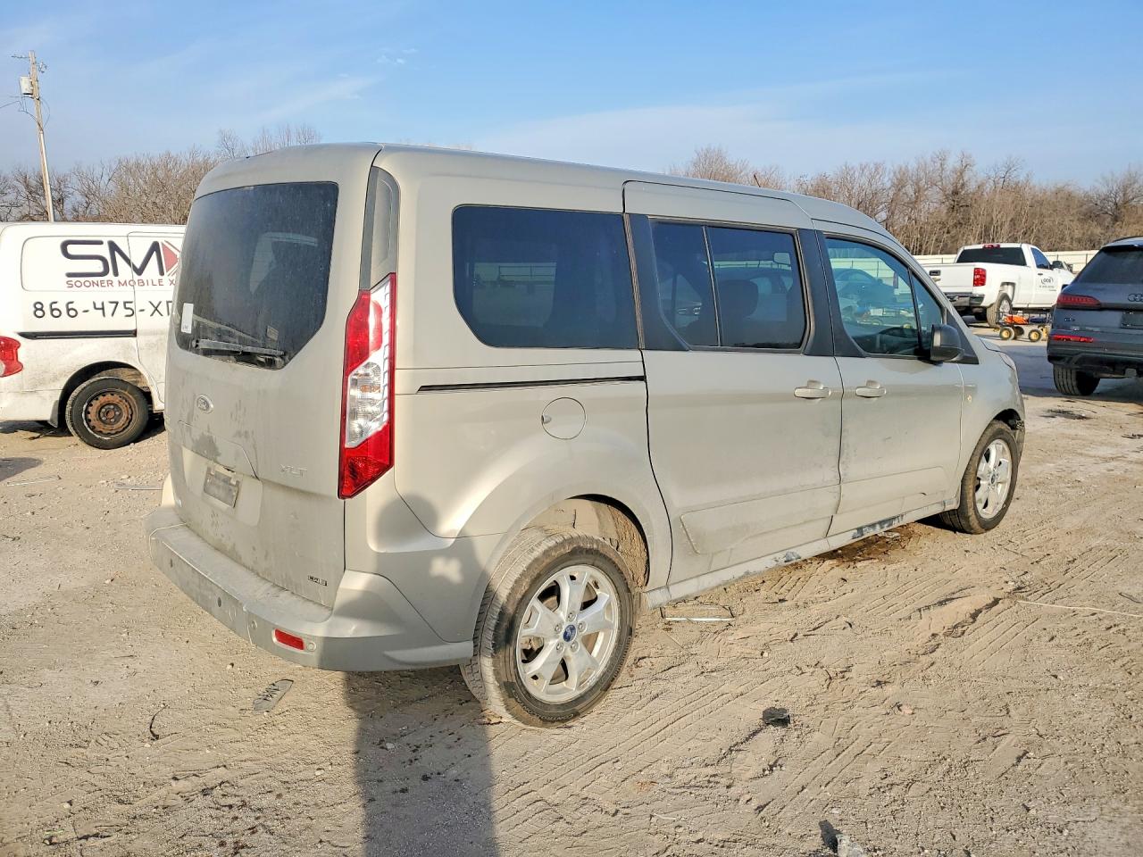 2014 Ford Transit Connect Xlt Tan vin: NM0GE9F77E1159671