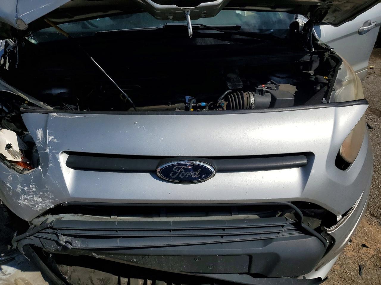 2014 Ford Transit Connect Xlt Серебряный vin: NM0GE9F78E1142541