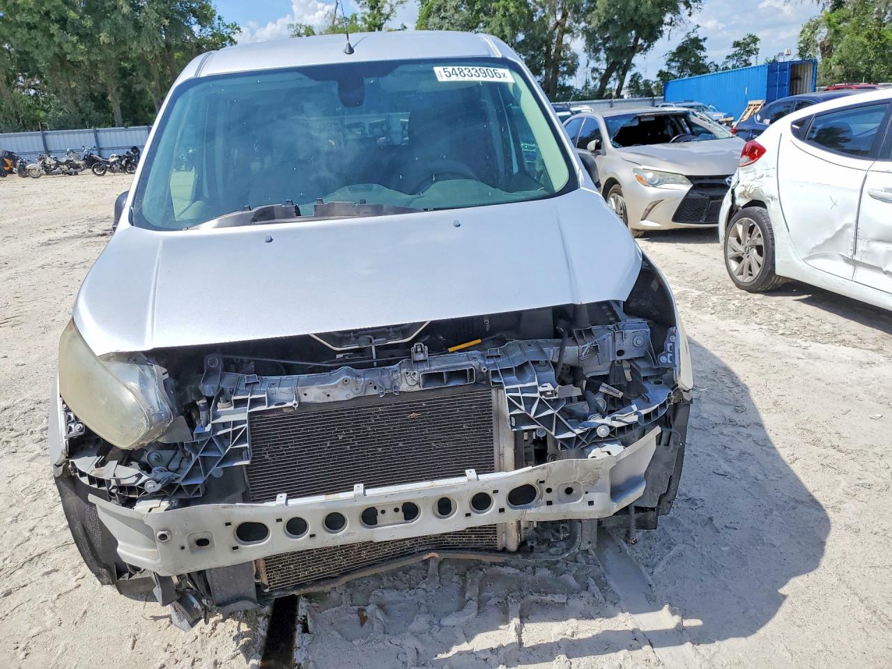 2015 Ford Transit Connect Xlt Silver vin: NM0GE9F78F1203386