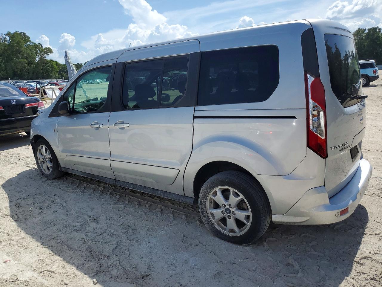 2015 Ford Transit Connect Xlt Silver vin: NM0GE9F78F1203386
