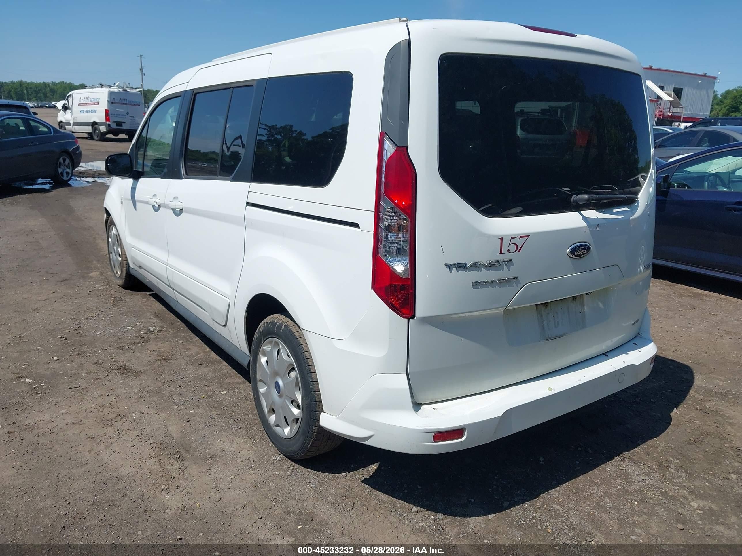 2015 Ford Transit Connect Xlt Белый vin: NM0GE9F78F1207356