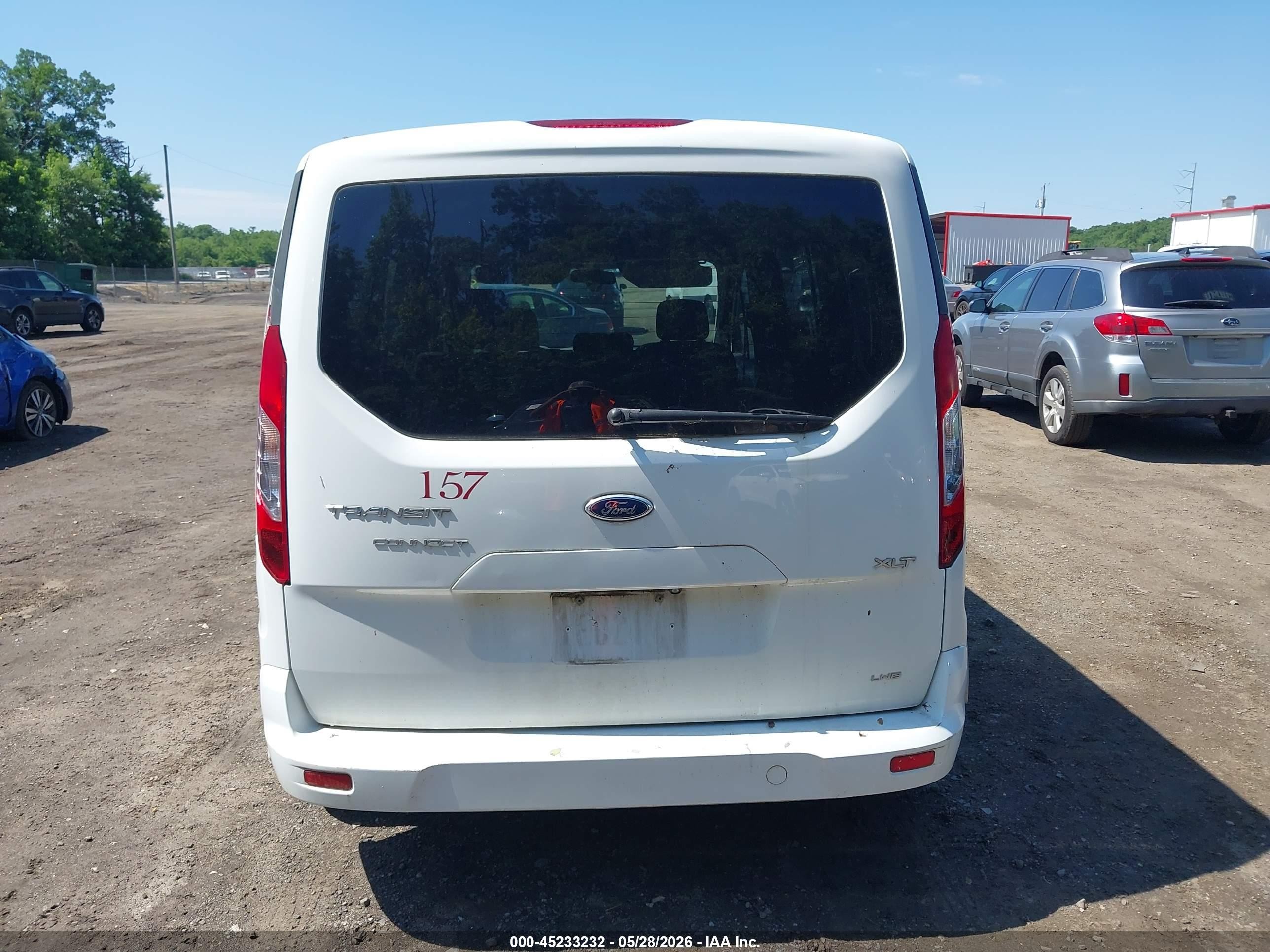 2015 Ford Transit Connect Xlt Белый vin: NM0GE9F78F1207356
