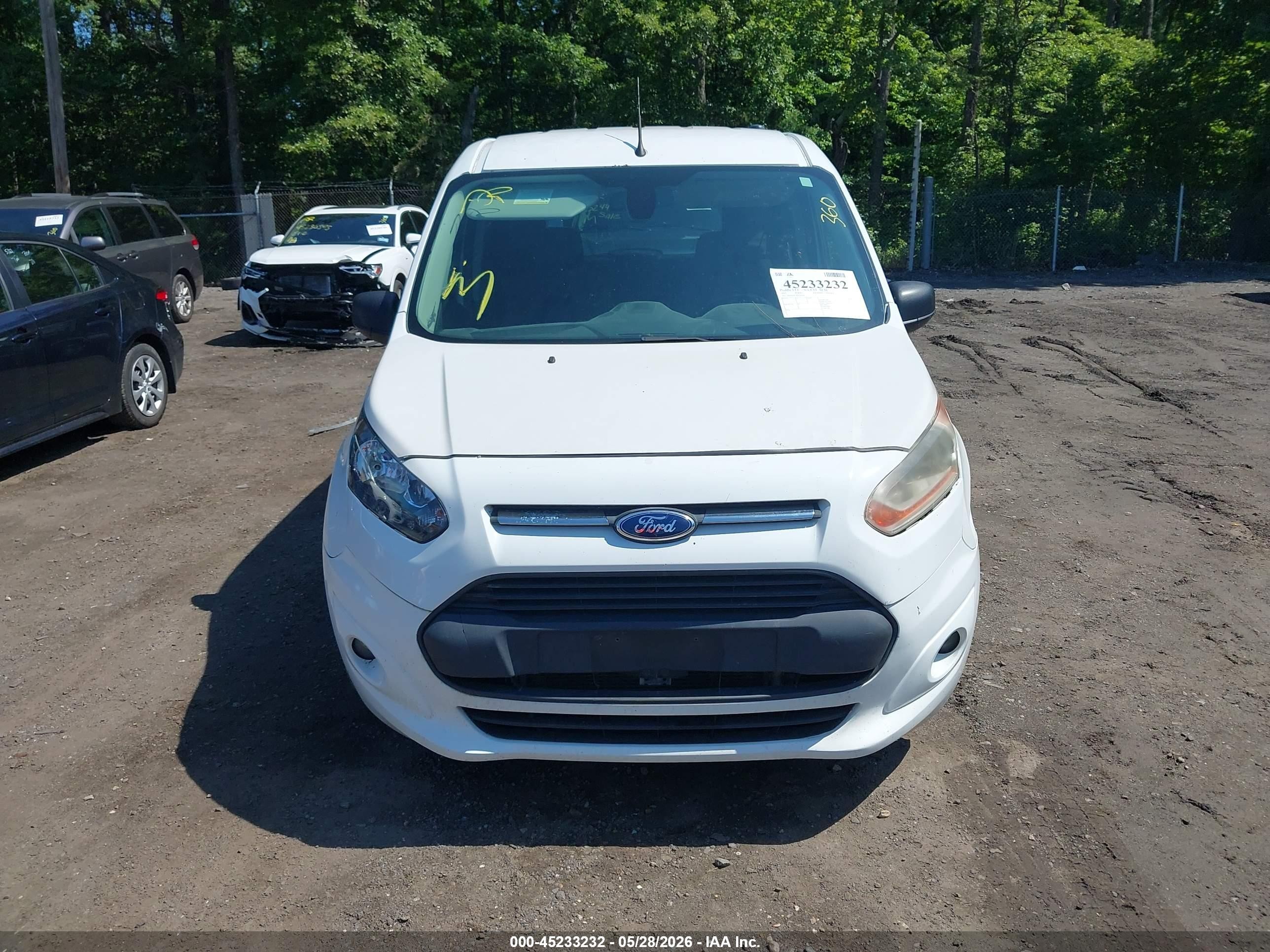 2015 Ford Transit Connect Xlt Белый vin: NM0GE9F78F1207356