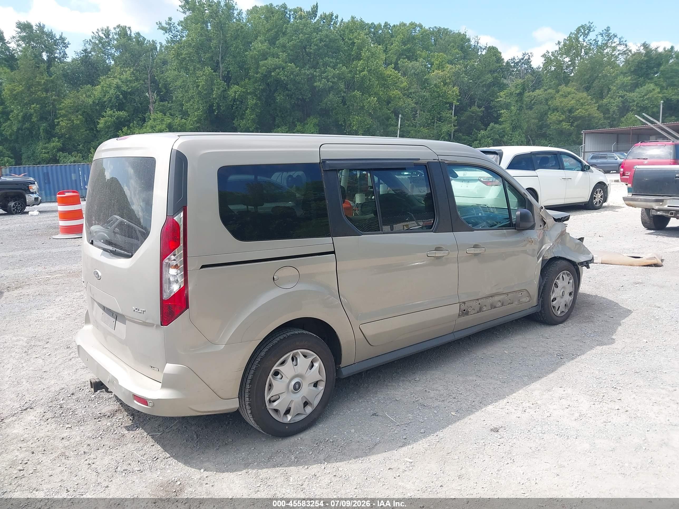 2015 Ford Transit Connect Xlt Beige vin: NM0GE9F78F1223041