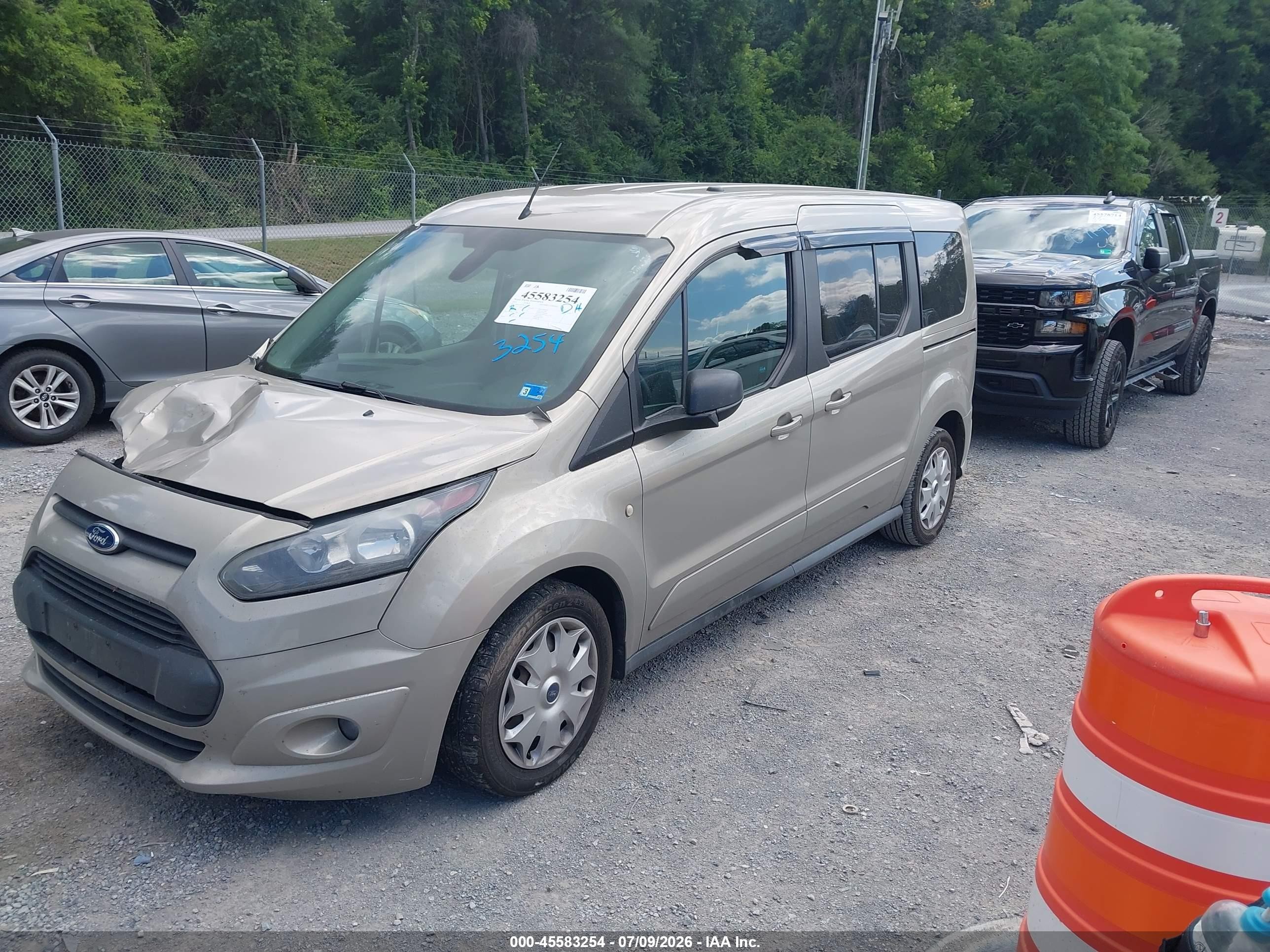 2015 Ford Transit Connect Xlt Beige vin: NM0GE9F78F1223041