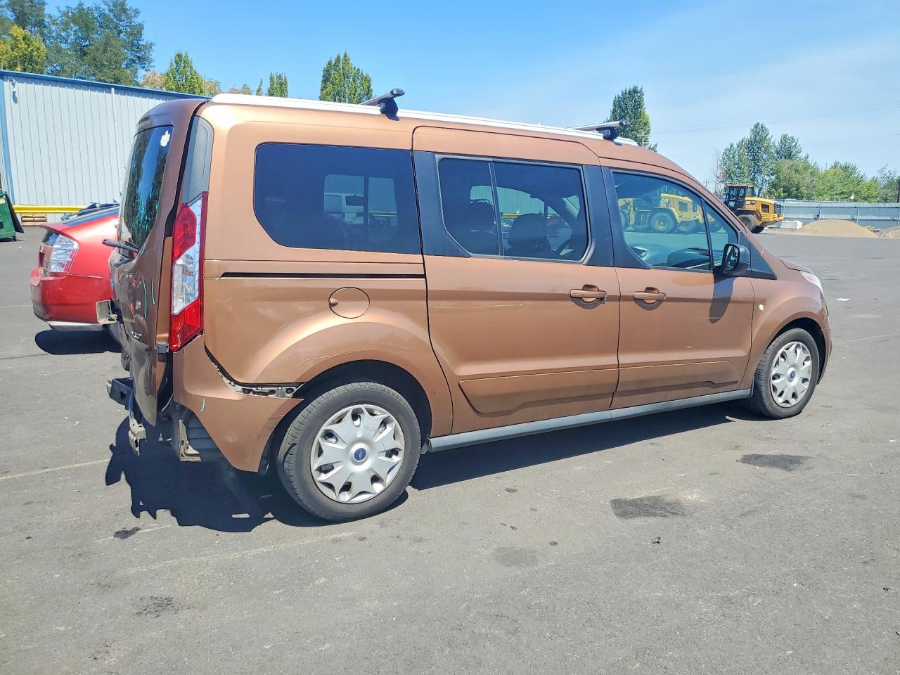 2014 Ford Transit Connect Xlt Brown vin: NM0GE9F79E1138966