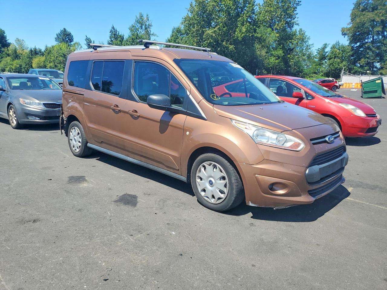 2014 Ford Transit Connect Xlt Brown vin: NM0GE9F79E1138966