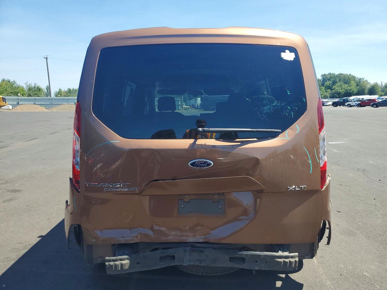 2014 Ford Transit Connect Xlt Brown vin: NM0GE9F79E1138966