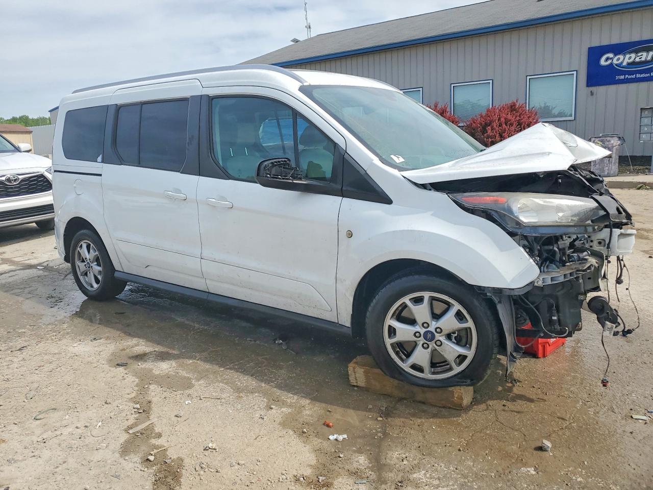 2015 Ford Transit Connect Xlt White vin: NM0GE9F79F1195749
