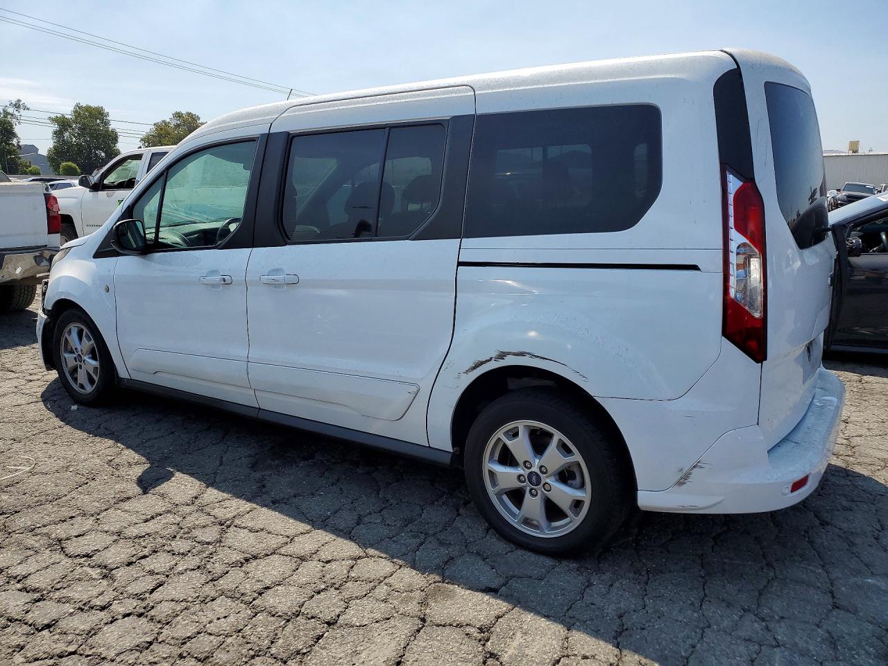 2015 Ford Transit Connect Xlt White vin: NM0GE9F79F1199087