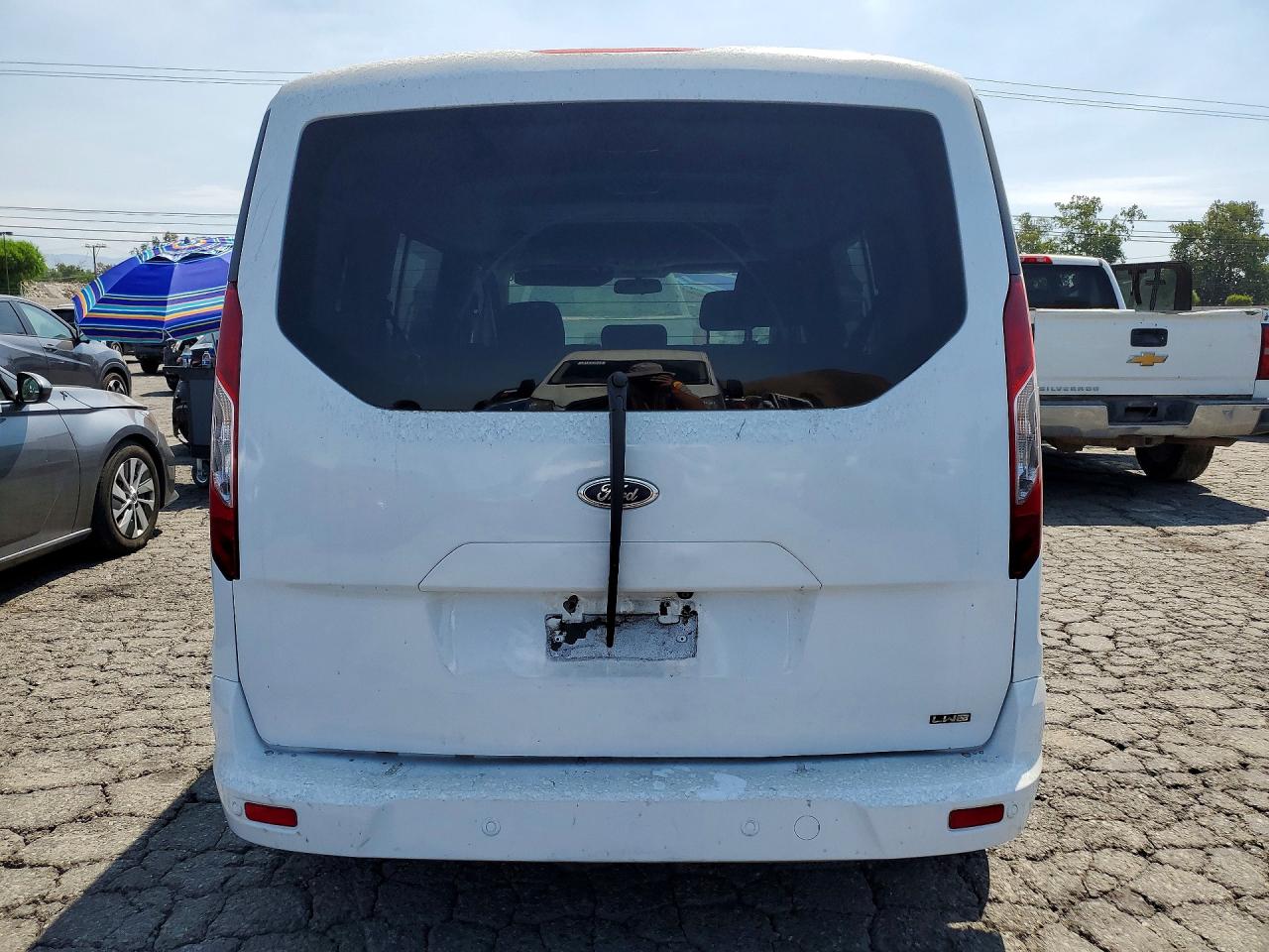2015 Ford Transit Connect Xlt White vin: NM0GE9F79F1199087