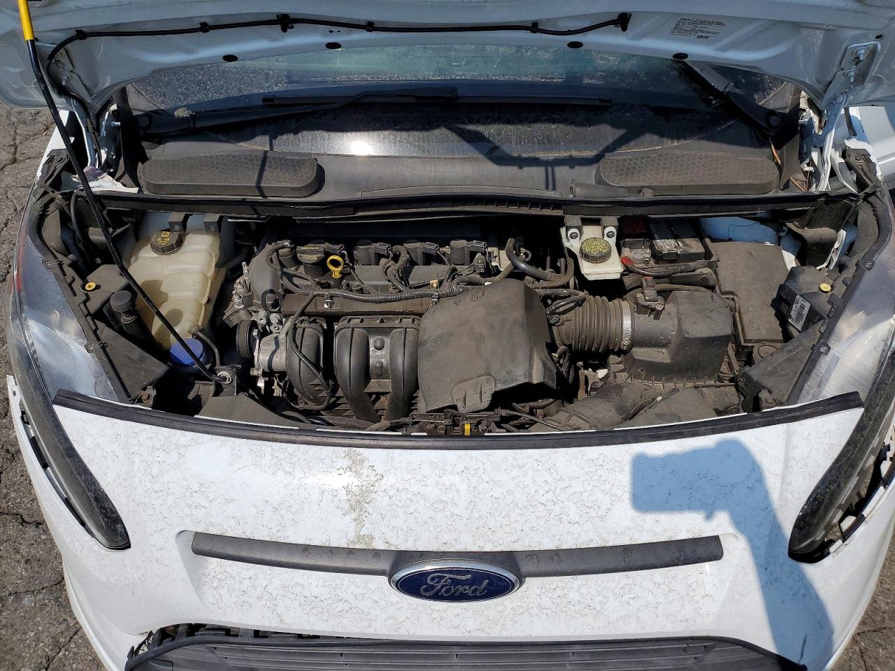 2015 Ford Transit Connect Xlt White vin: NM0GE9F79F1199087