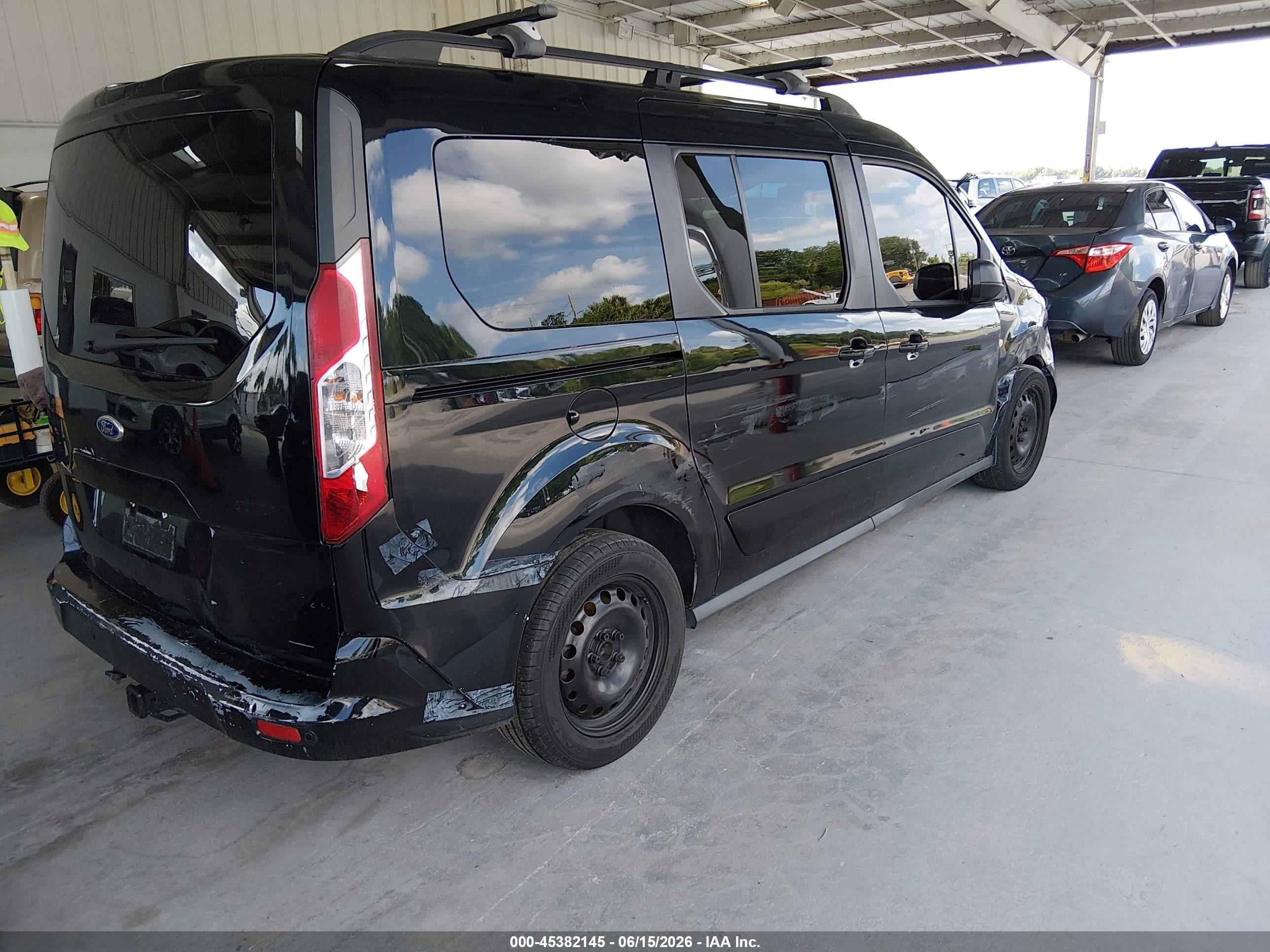 2015 Ford Transit Connect Xlt Black vin: NM0GE9F79F1213408