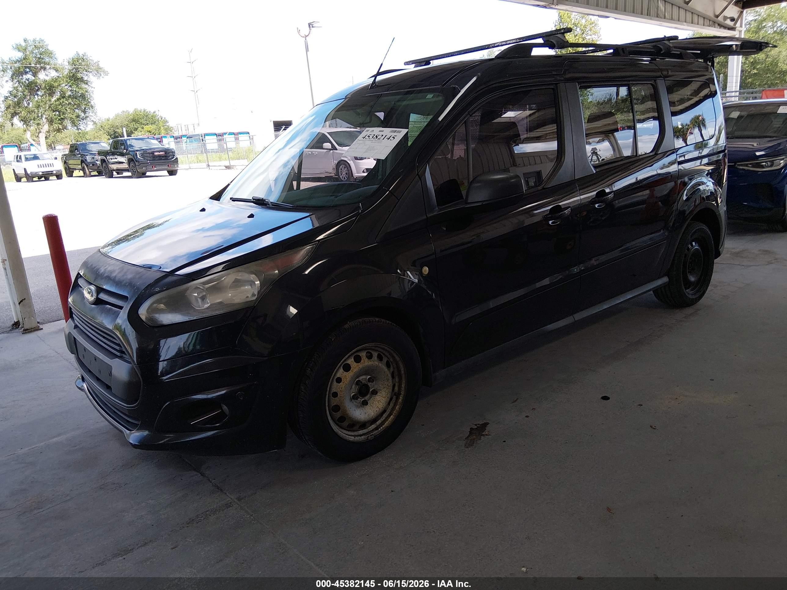 2015 Ford Transit Connect Xlt Black vin: NM0GE9F79F1213408