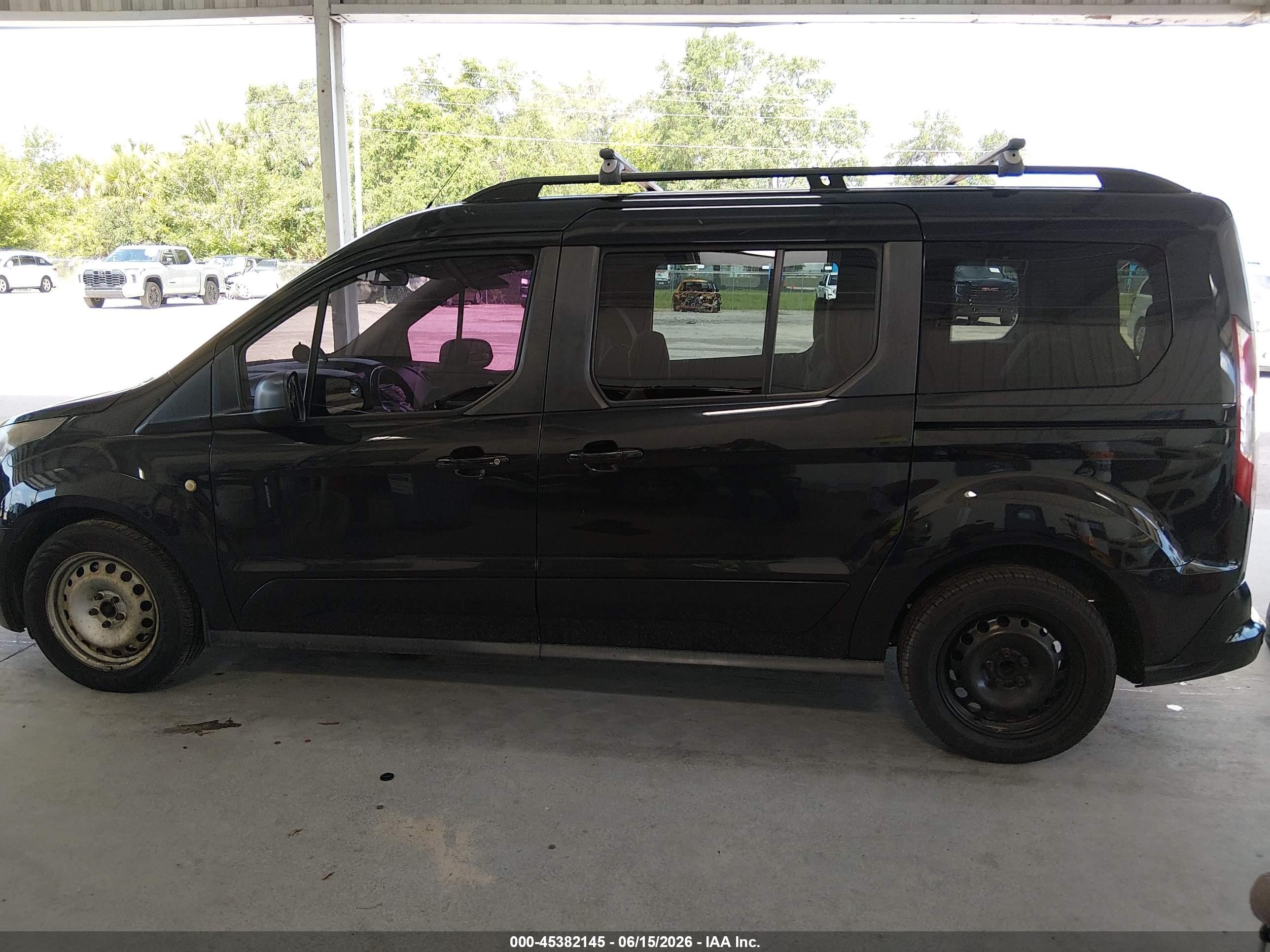 2015 Ford Transit Connect Xlt Black vin: NM0GE9F79F1213408