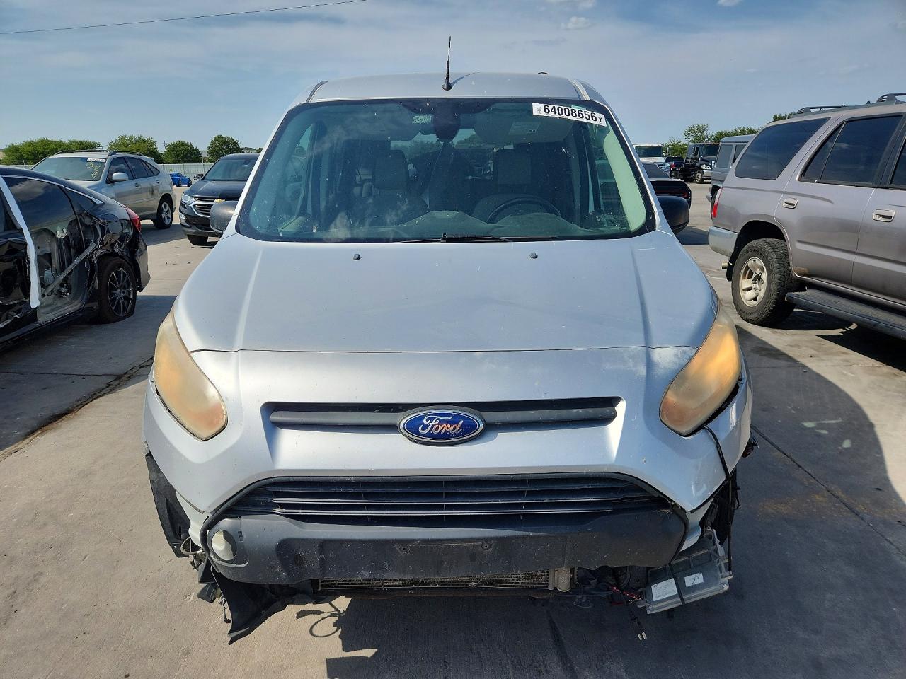 2014 Ford Transit Connect Xlt Silver vin: NM0GE9F7XE1152360