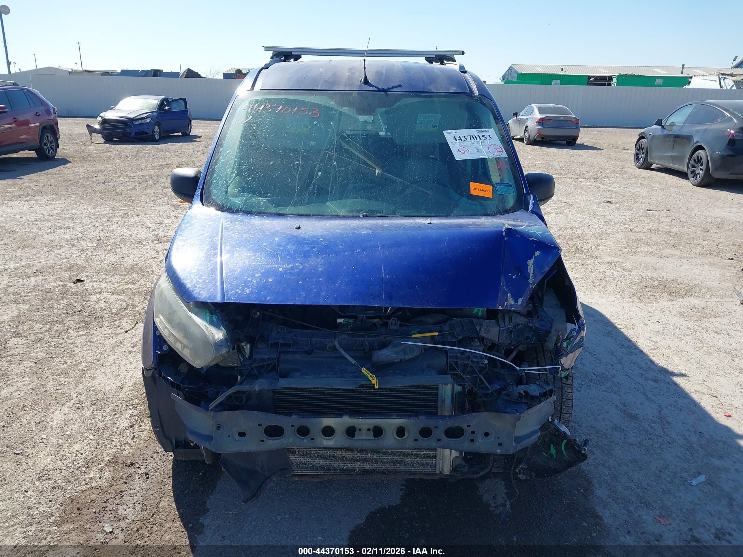 2015 Ford Transit Connect Xlt Blue vin: NM0GE9F7XF1182637