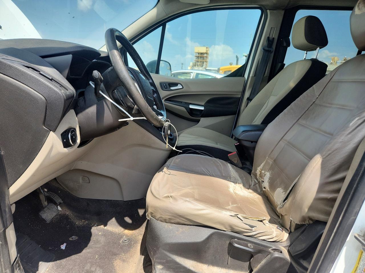 2015 Ford Transit Connect Xlt White vin: NM0GE9F7XF1197803