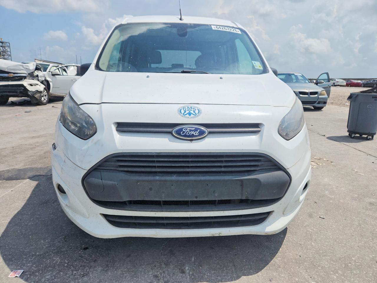 2015 Ford Transit Connect Xlt White vin: NM0GE9F7XF1197803