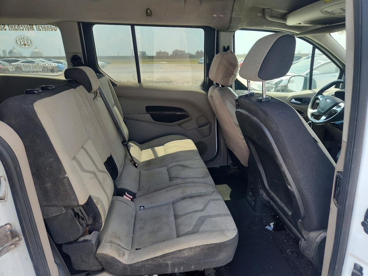 2015 Ford Transit Connect Xlt White vin: NM0GE9F7XF1197803