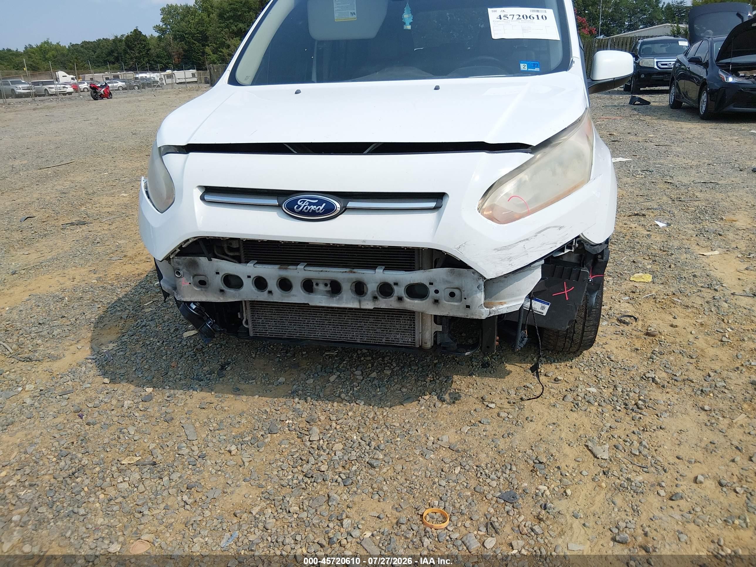 2014 Ford Transit Connect Titanium White vin: NM0GE9G71E1141701