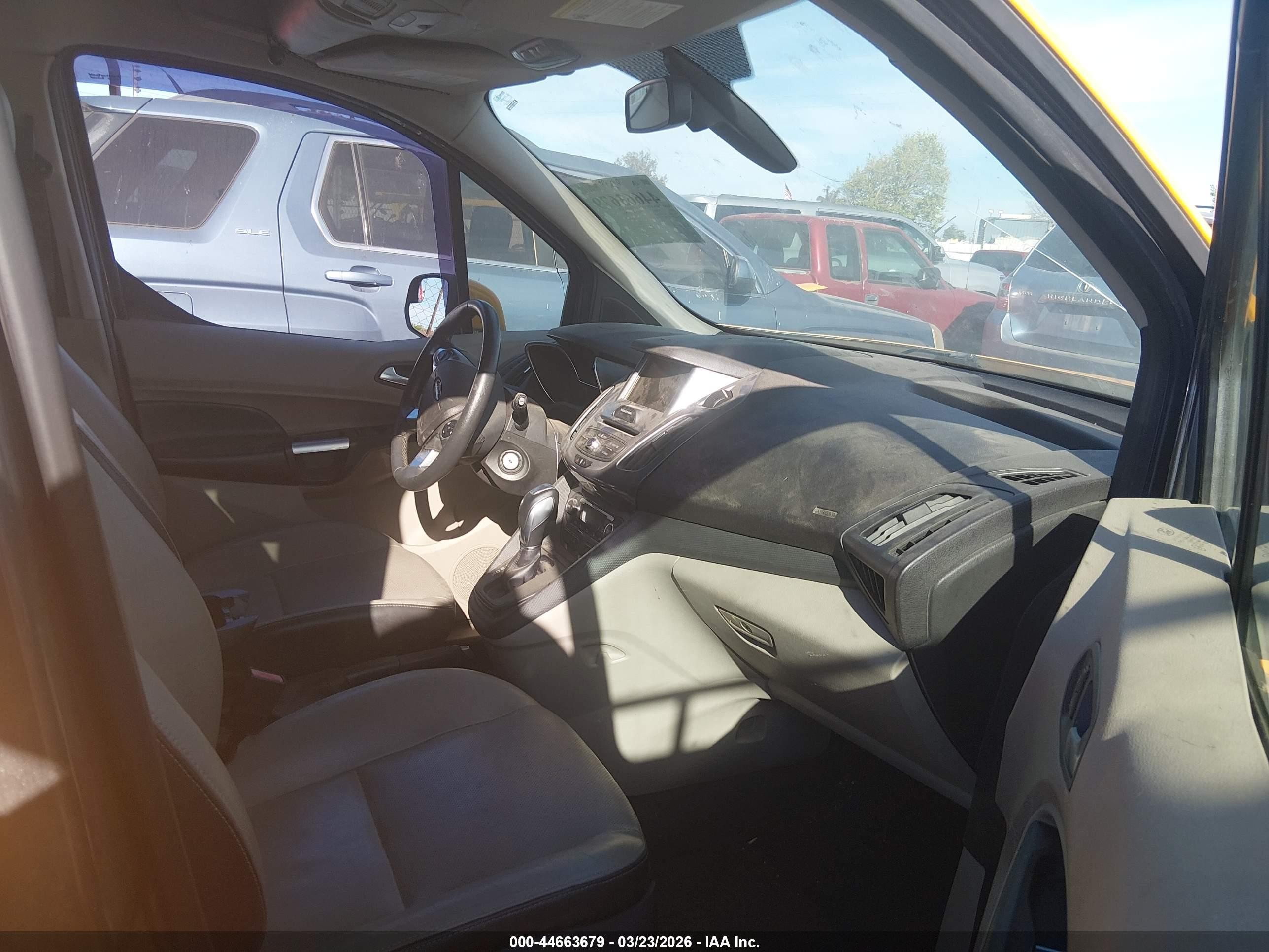 2015 Ford Transit Connect Titanium Yellow vin: NM0GE9G71F1223574
