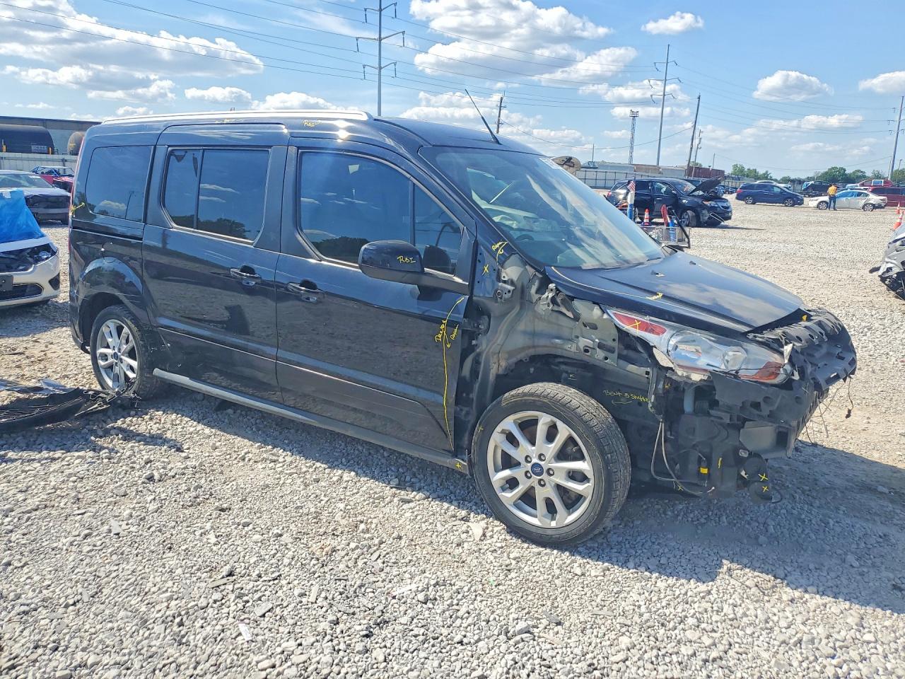 2015 Ford Transit Connect Titanium Black vin: NM0GE9G72F1223745
